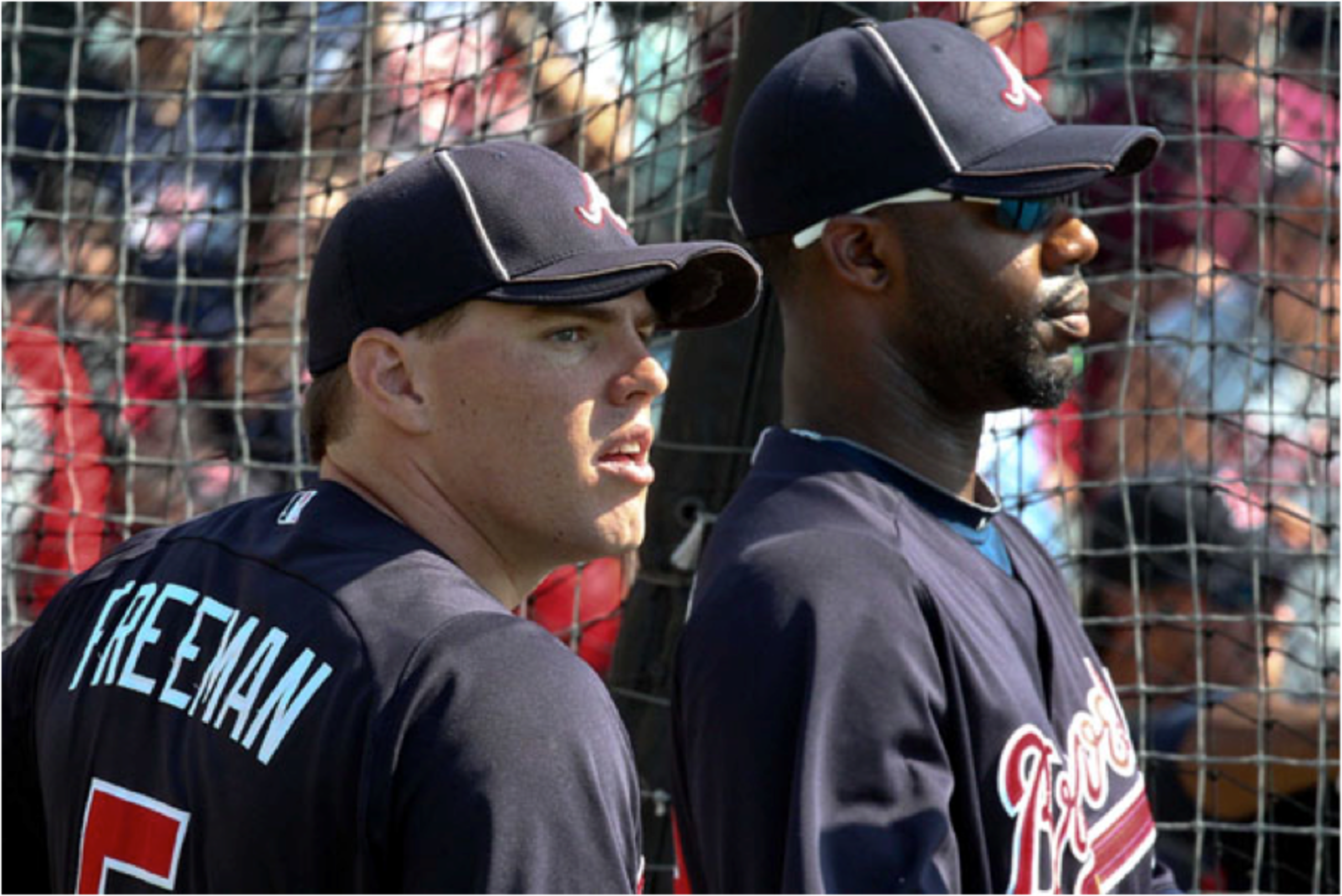 1st Baseman Freddie Freeman and Right Fielder Jason Heyward 1st Baseman Freddie Freeman and Right Fielder Jason Heyward