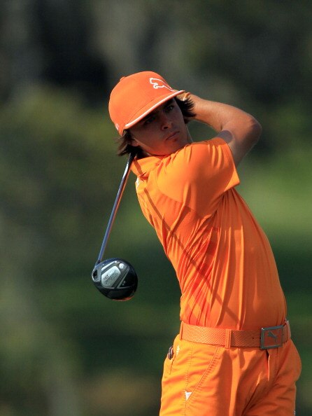 ORLANDO, FL - MARCH 27:  Rickie Fowler of the USA plays his tee shot on the 16th hole during the final round of the 2011 Arnold Palmer Invitational presented by Mastercard at the Bay Hill Lodge and Country Club on March 27, 2011 in Orlando, Florida.  (Pho