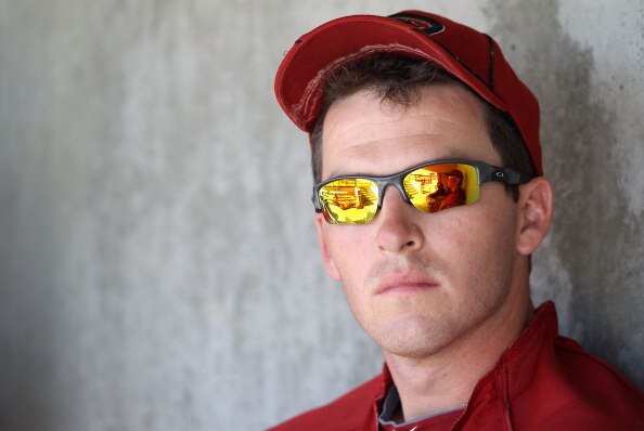 SCOTTSDALE, AZ - MARCH 09:  Stephen Drew #6 of the Arizona Diamondbacks watches from the dugout during the spring training game against the Milwaukee Brewers at Salt River Fields at Talking Stick on March 9, 2011 in Scottsdale, Arizona.  (Photo by Christi