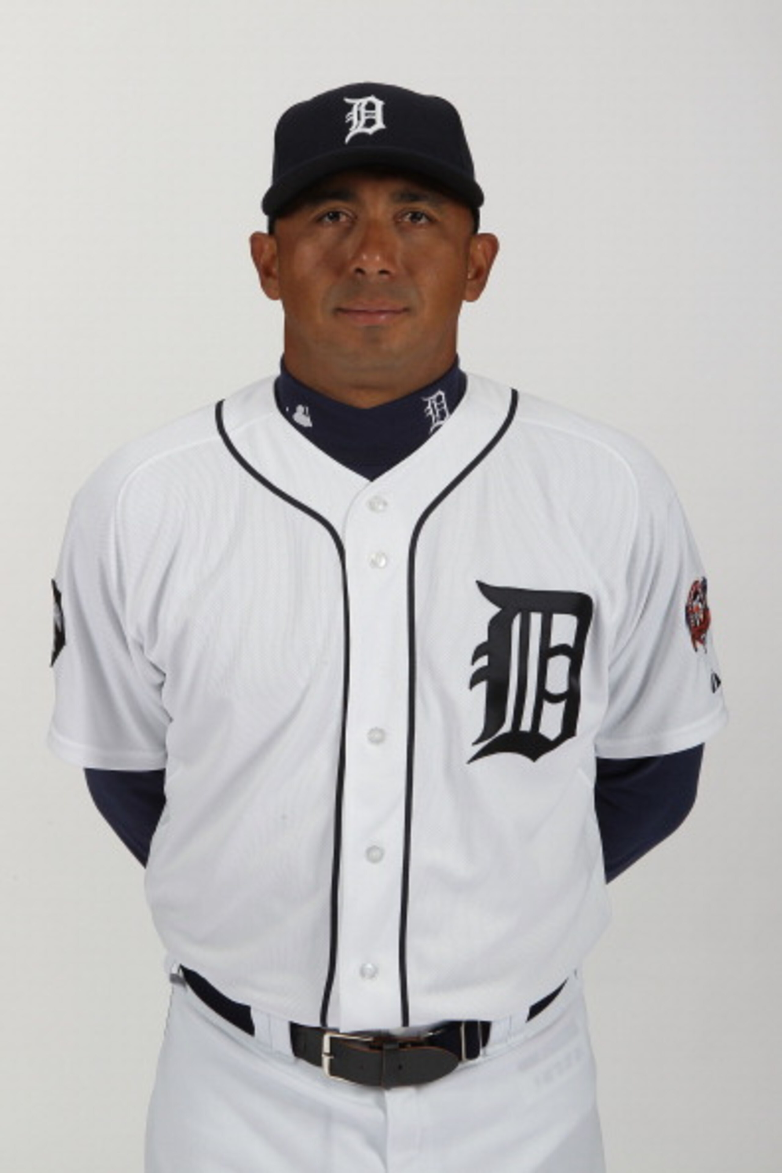 LAKELAND, FL - FEBRUARY 21:  Carlos Guillen #9 of the Detroit Tigers poses for a portrait during Photo Day on February 21, 2011 at Joker Marchant Stadium in Lakeland, Florida.  (Photo by Nick Laham/Getty Images)