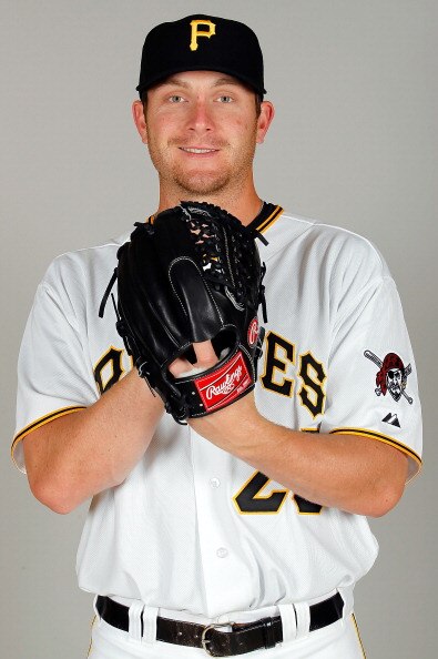 BRADENTON, FL - FEBRUARY 20:  Pitcher Kevin Hart #25 of the Pittsburgh Pirates poses for a photo during photo day at Pirate City on February 20, 2011 in Bradenton, Florida.  (Photo by J. Meric/Getty Images)