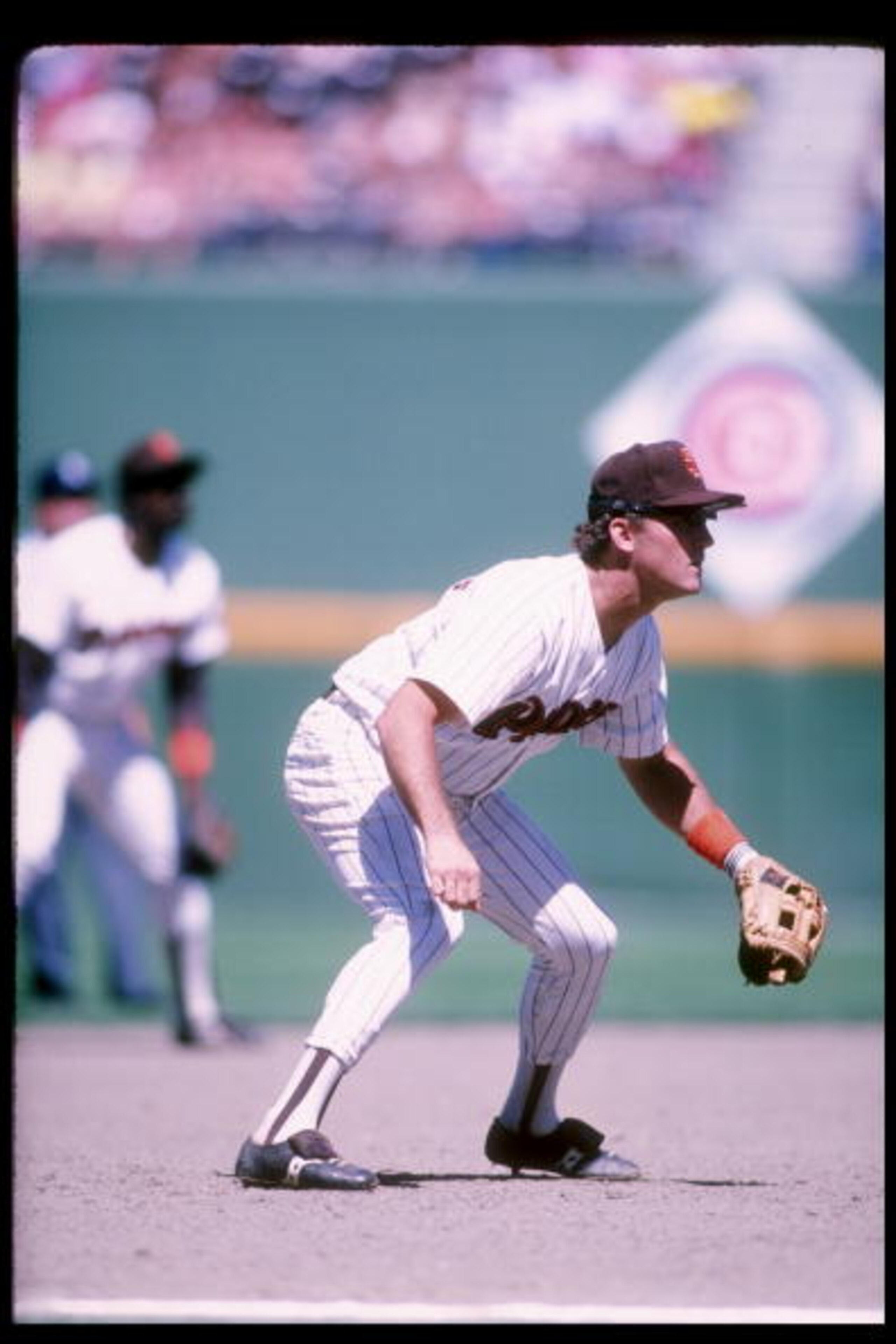 Third baseman Graig Nettles of the San Diego Padres stands in position during a game at Jack Murphy Stadium in San Diego, California.