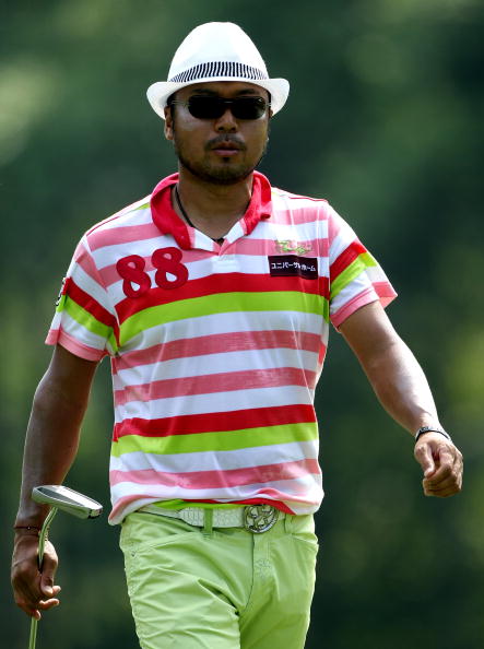 KUALA LUMPUR, MALAYSIA - MARCH 05:  Shingo Katayama of Japan walks towards his ball on the first hole during the the second round of the Maybank Malaysian Open at the Kuala Lumpur Golf and Country Club on March 5, 2010 in Kuala Lumpur, Malaysia.  (Photo b