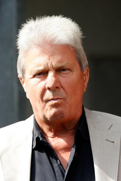 MANNHEIM, GERMANY - AUGUST 23: Dietmar Hopp of TSG 1899 Hoffenheim looks on during the Bundesliga match TSG 1899 Hoffenheim against Borussia Moenchengladbach at the Carl Benz stadium in Mannheim on August 23, 2008 in Mannheim, Germany. (Photo by Thorsten