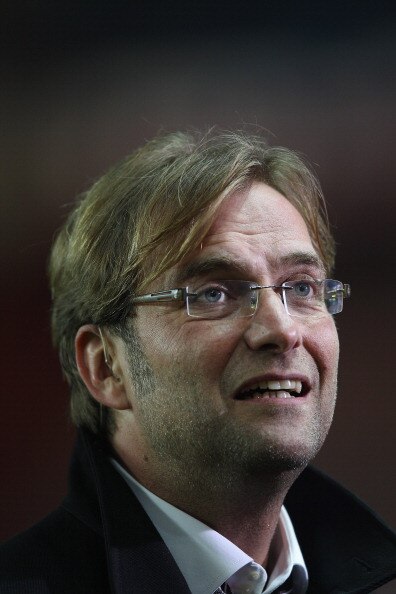 PARIS - NOVEMBER 04:  Jurgen Klopp the Borussia head coach during the UEFA Europa League Group J match between Paris Saint Germain and Borussia Dortmund at the Parc des Princes on November 4, 2010 in Paris, France.  (Photo by Michael Steele/Getty Images)