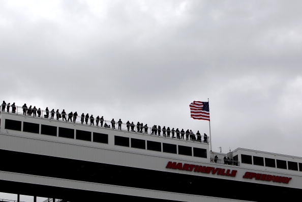 MARTINSVILLE, VA - MARCH 26:  Spotters look on during practice for the NASCAR Sprint Cup Series Goody's Fast Pain Relief 500 at Martinsville Speedway on March 26, 2010 in Martinsville, Virginia.  (Photo by Streeter Lecka/Getty Images)
