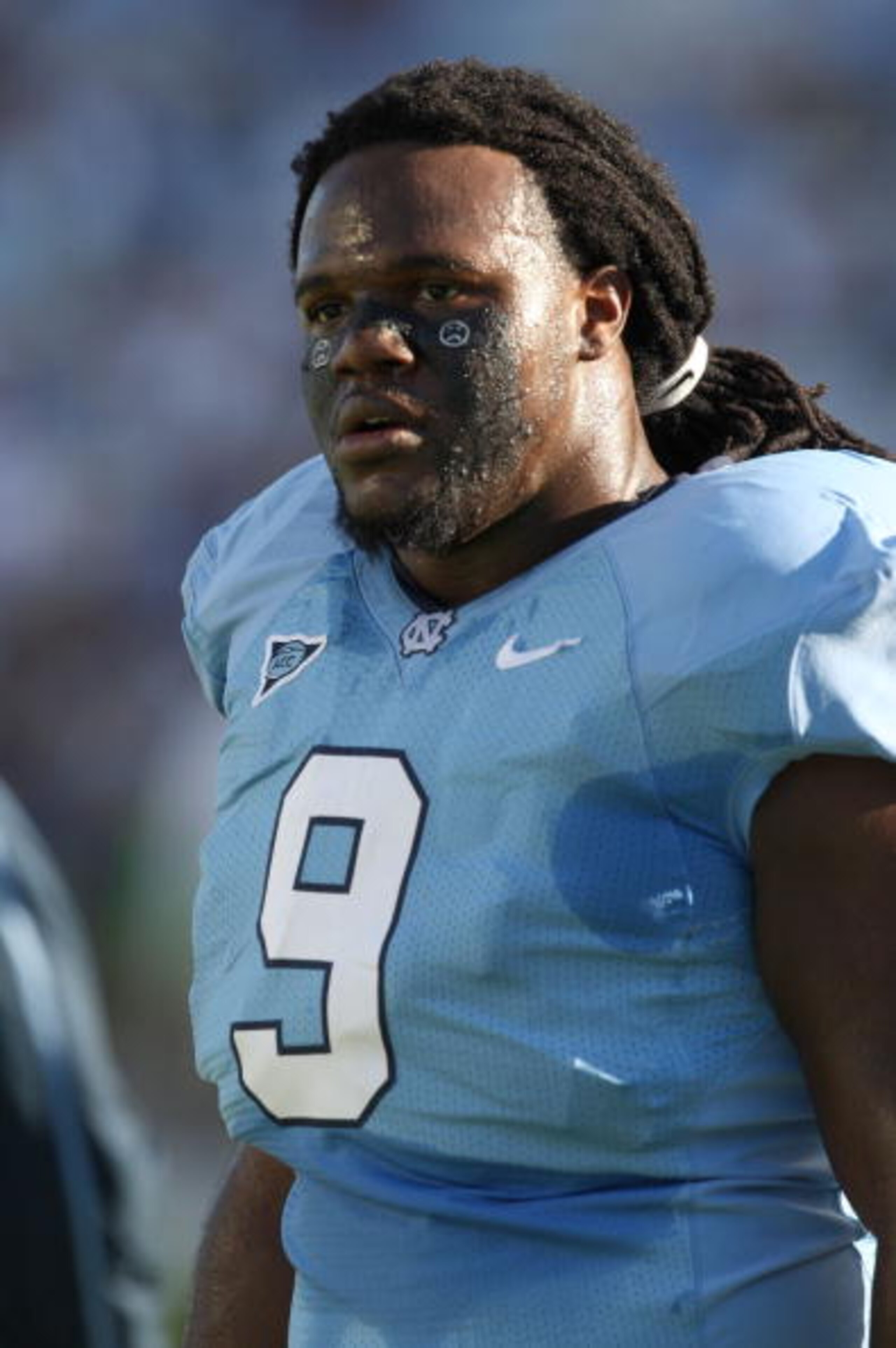CHAPEL HILL, NC - NOVEMBER 7: Marvin Austin #9 of the North Carolina Tar Heels looks on during the game against the Duke Blue Devils at Kenan Stadium on November 7, 2009 in Chapel Hill, North Carolina. (Photo by Streeter Lecka/Getty Images) CHAPEL HILL, NC - NOVEMBER 7: Marvin Austin #9 of the North Carolina Tar Heels looks on during the game against the Duke Blue Devils at Kenan Stadium on November 7, 2009 in Chapel Hill, North Carolina. (Photo by Streeter Lecka/Getty Images)