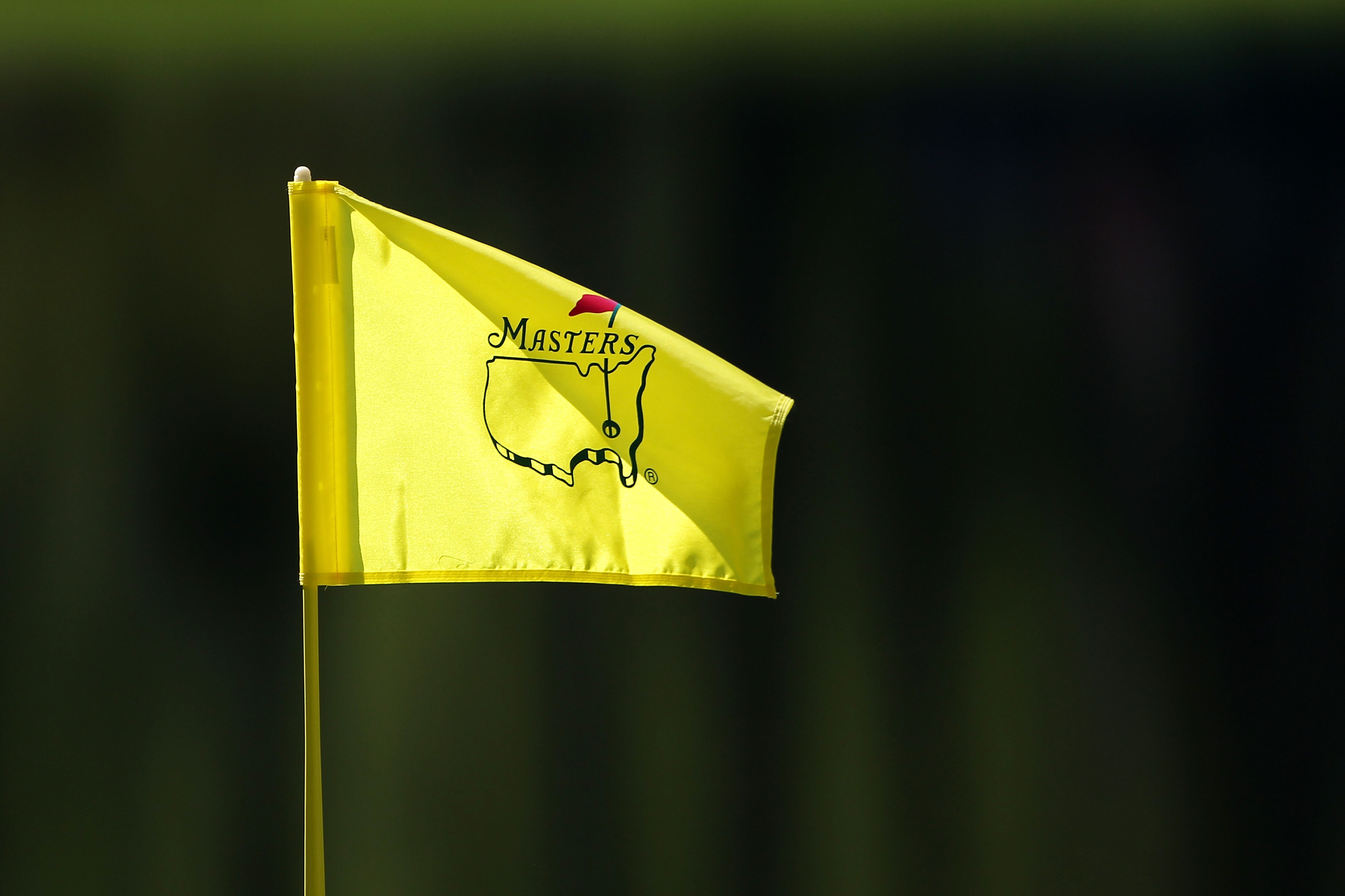 AUGUSTA, GA - APRIL 06:  A Masters flagstick is seen during a practice round prior to the 2011 Masters Tournament at Augusta National Golf Club on April 6, 2011 in Augusta, Georgia.  (Photo by Andrew Redington/Getty Images)