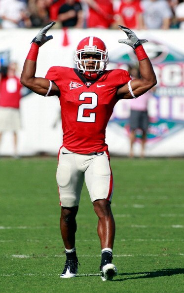JACKSONVILLE, FL - OCTOBER 30: Brandon Boykin #2 of the Georgia Bulldogs raises his arms during the game against the Florida Gators at EverBank Field on October 30, 2010 in Jacksonville, Florida. (Photo by Sam Greenwood/Getty Images) JACKSONVILLE, FL - OCTOBER 30: Brandon Boykin #2 of the Georgia Bulldogs raises his arms during the game against the Florida Gators at EverBank Field on October 30, 2010 in Jacksonville, Florida. (Photo by Sam Greenwood/Getty Images)