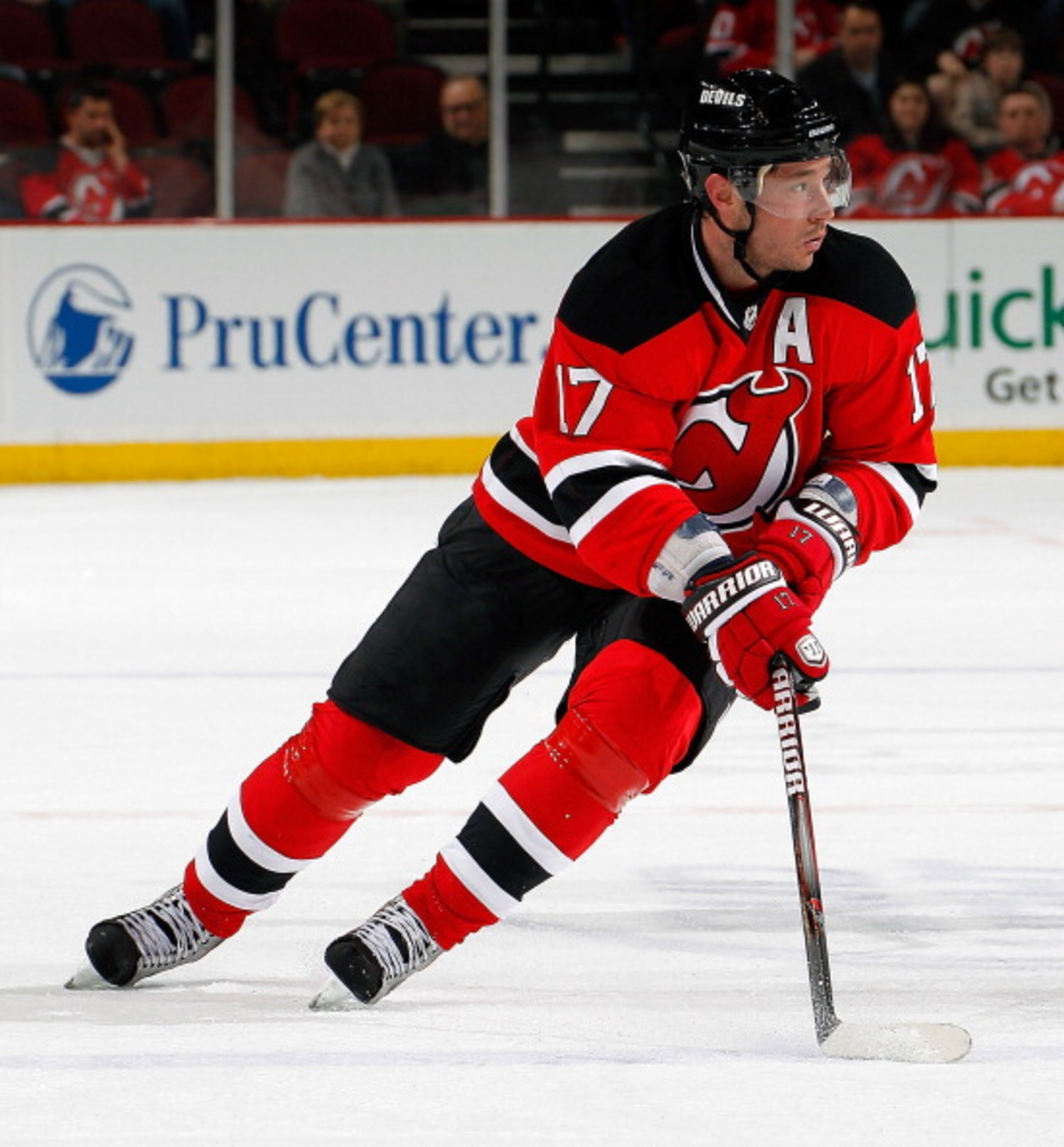 NEWARK, NJ - APRIL 02: Ilya Kovalchuk #17 of the New Jersey Devils skates during an NHL hockey game against the Montreal Canadians at the Prudential Center on April 2, 2011 in Newark, New Jersey. (Photo by Paul Bereswill/Getty Images) NEWARK, NJ - APRIL 02: Ilya Kovalchuk #17 of the New Jersey Devils skates during an NHL hockey game against the Montreal Canadians at the Prudential Center on April 2, 2011 in Newark, New Jersey. (Photo by Paul Bereswill/Getty Images)