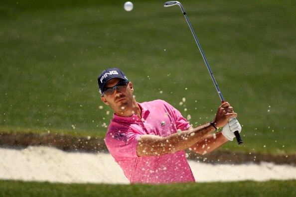 AUGUSTA, GA - APRIL 07:  Gregory Havret of France plays a bunker shot during the first round of the 2011 Masters Tournament at Augusta National Golf Club on April 7, 2011 in Augusta, Georgia.  (Photo by Andrew Redington/Getty Images)