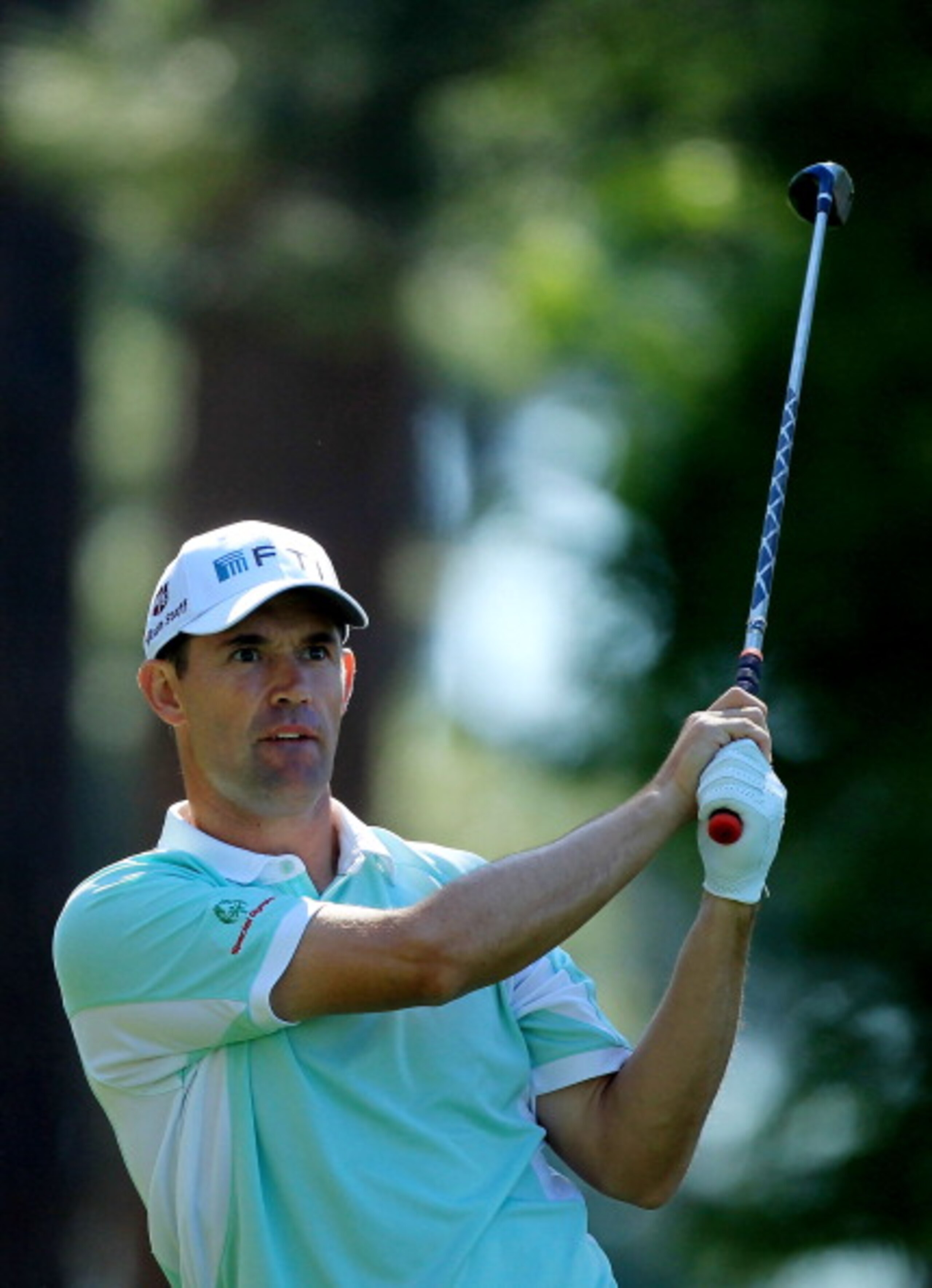 AUGUSTA, GA - APRIL 07:  Padraig Harrington of Ireland hits his tee shot on the fourth hole during the first round of the 2011 Masters Tournament at Augusta National Golf Club on April 7, 2011 in Augusta, Georgia.  (Photo by David Cannon/Getty Images)