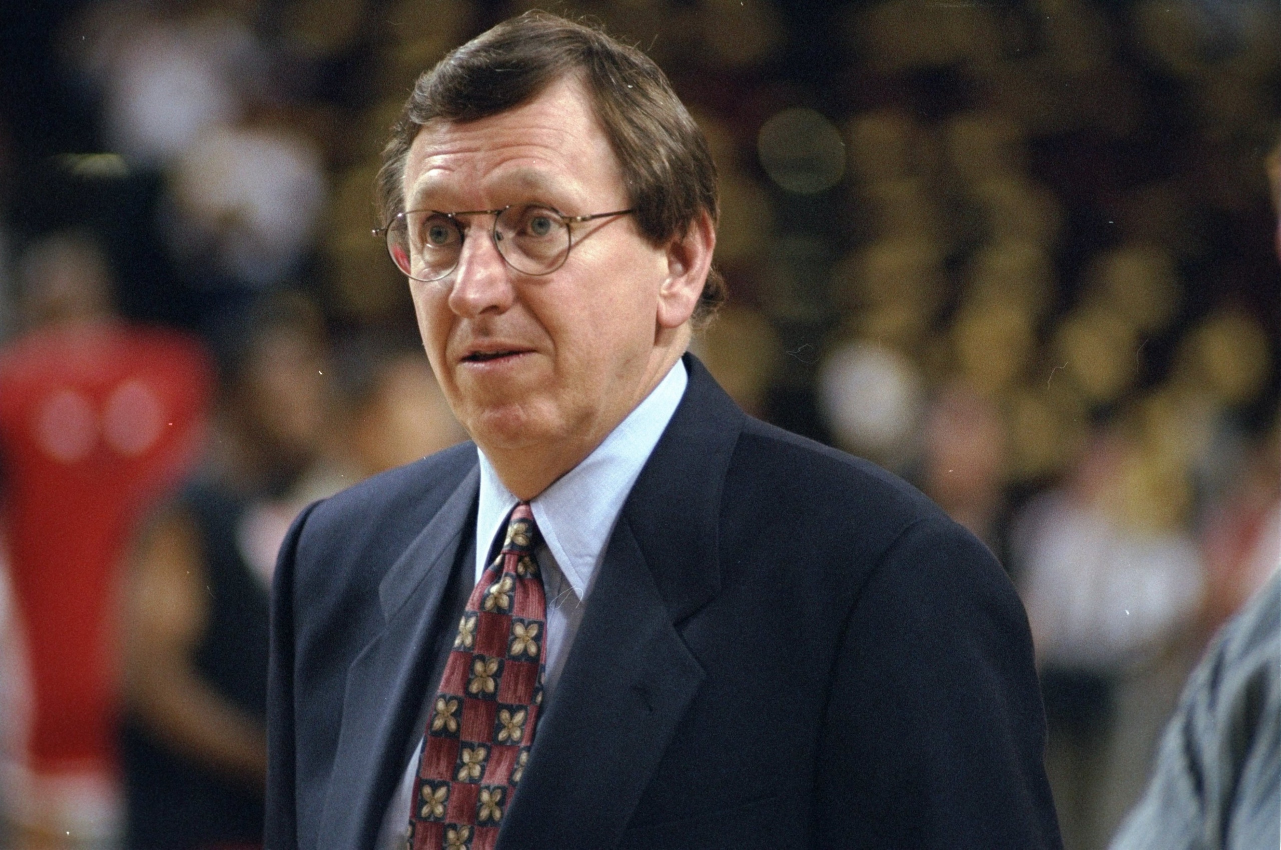 12 Jun 1996: NBA director of operations Rod Thorn looks on during game four of the NBA playoffs between the Chicago Bulls and the Seattle Supersonics at the Key Arena in Seattle, Washington. The Supersonics defeated the Bulls 107-86. Mandatory Credit: J 12 Jun 1996: NBA director of operations Rod Thorn looks on during game four of the NBA playoffs between the Chicago Bulls and the Seattle Supersonics at the Key Arena in Seattle, Washington. The Supersonics defeated the Bulls 107-86. Mandatory Credit: J