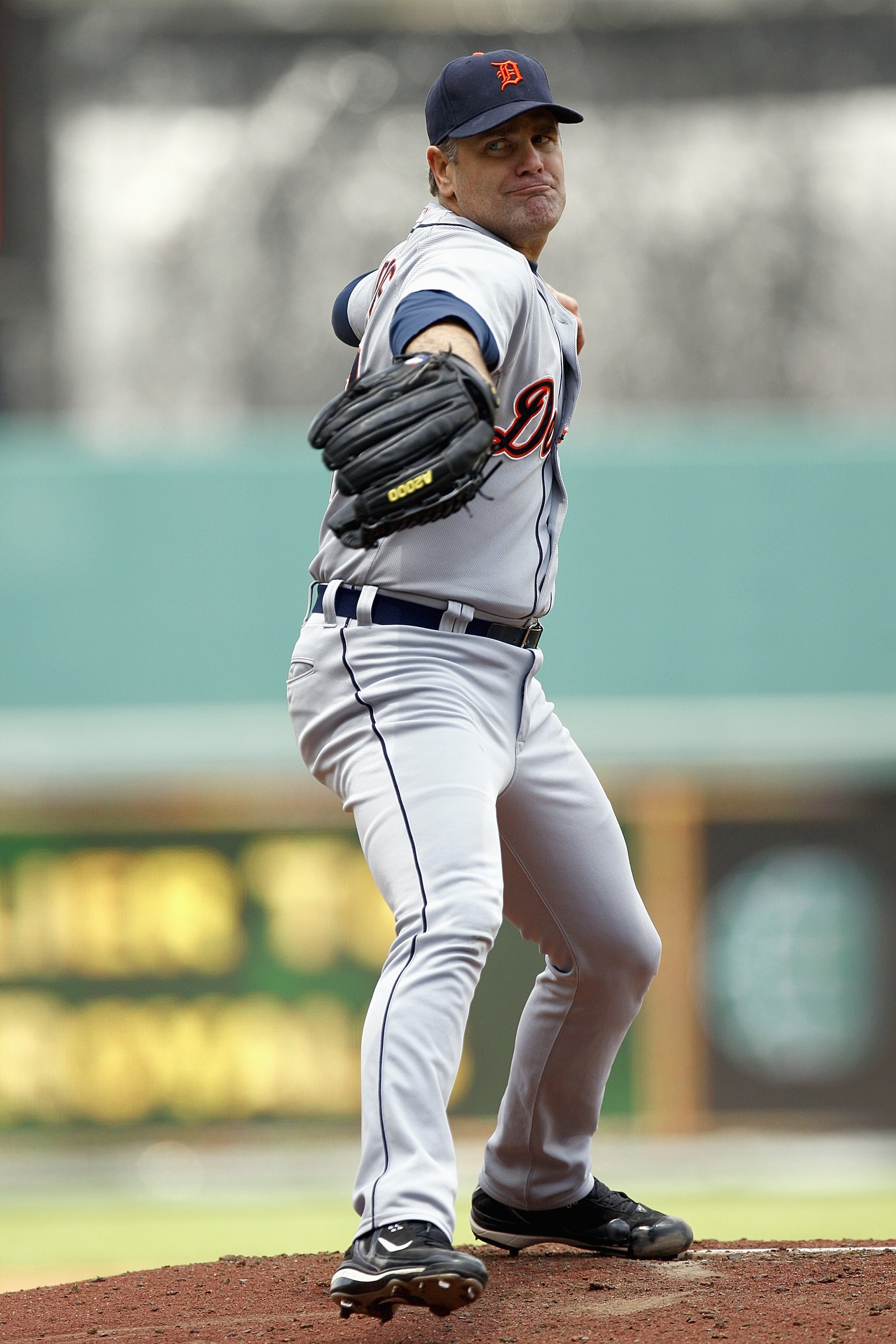 KANSAS CITY, MO - MAY 15:  Kenny Rogers #37 of the Detroit Tigers delivers the pitch against the Kansas City Royals on May 15, 2008 at Kauffman Stadium in Kansas City, Missouri. (Photo by G. Newman Lowrance/Getty Images)