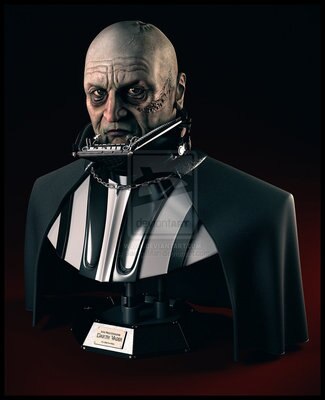 http://saiogaman.deviantart.com/art/Darth-Vader-Unmasked-Bust-148063135