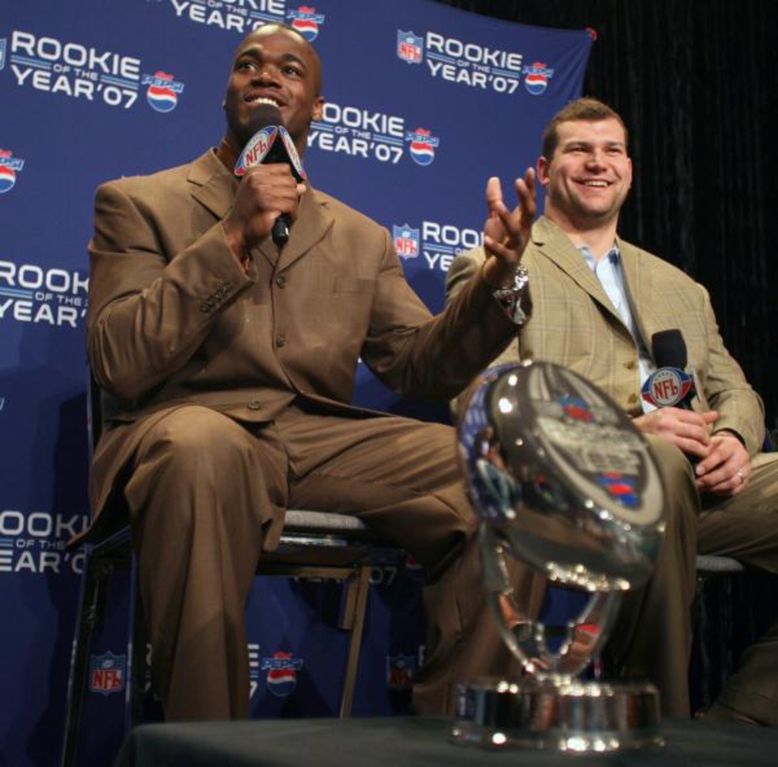 Rookie of the Year Winner, Adrian Peterson 2007
