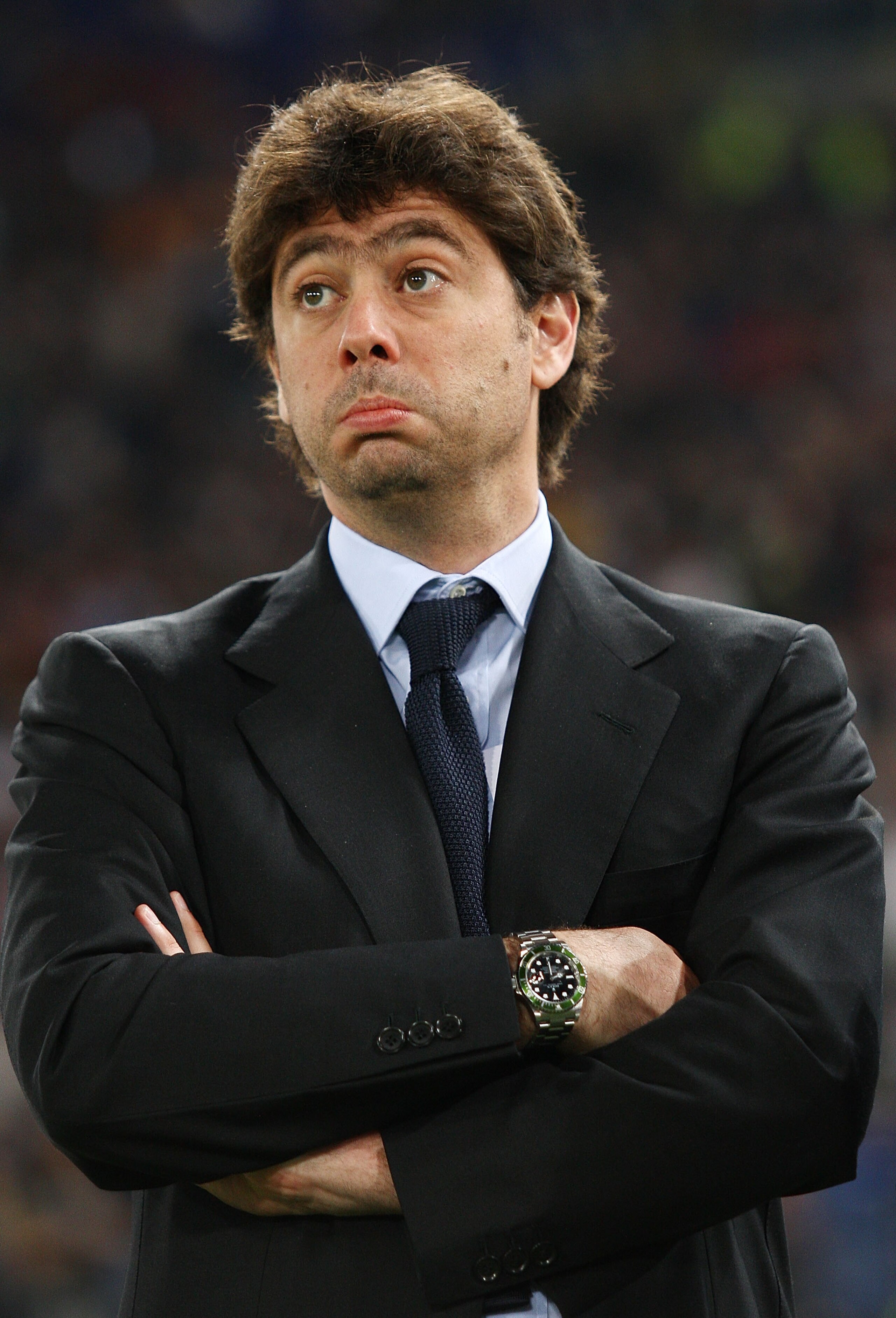 ROME, ITALY - APRIL 03:  Andrea Agnelli, the President of Juventus FC, looks on before the Serie A match between AS Roma and Juventus FC at Stadio Olimpico on April 3, 2011 in Rome, Italy.  (Photo by Paolo Bruno/Getty Images)