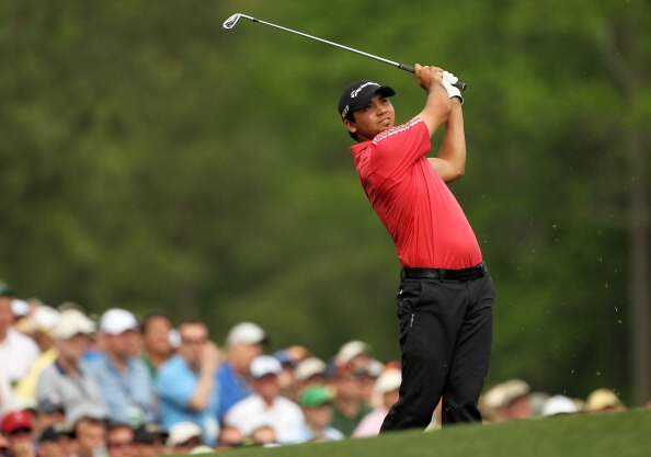 AUGUSTA, GA - APRIL 08:  Jason Day of Australia hits his tee shot on the 12th hole during the second round of the 2011 Masters Tournament at Augusta National Golf Club on April 8, 2011 in Augusta, Georgia.  (Photo by Jamie Squire/Getty Images)