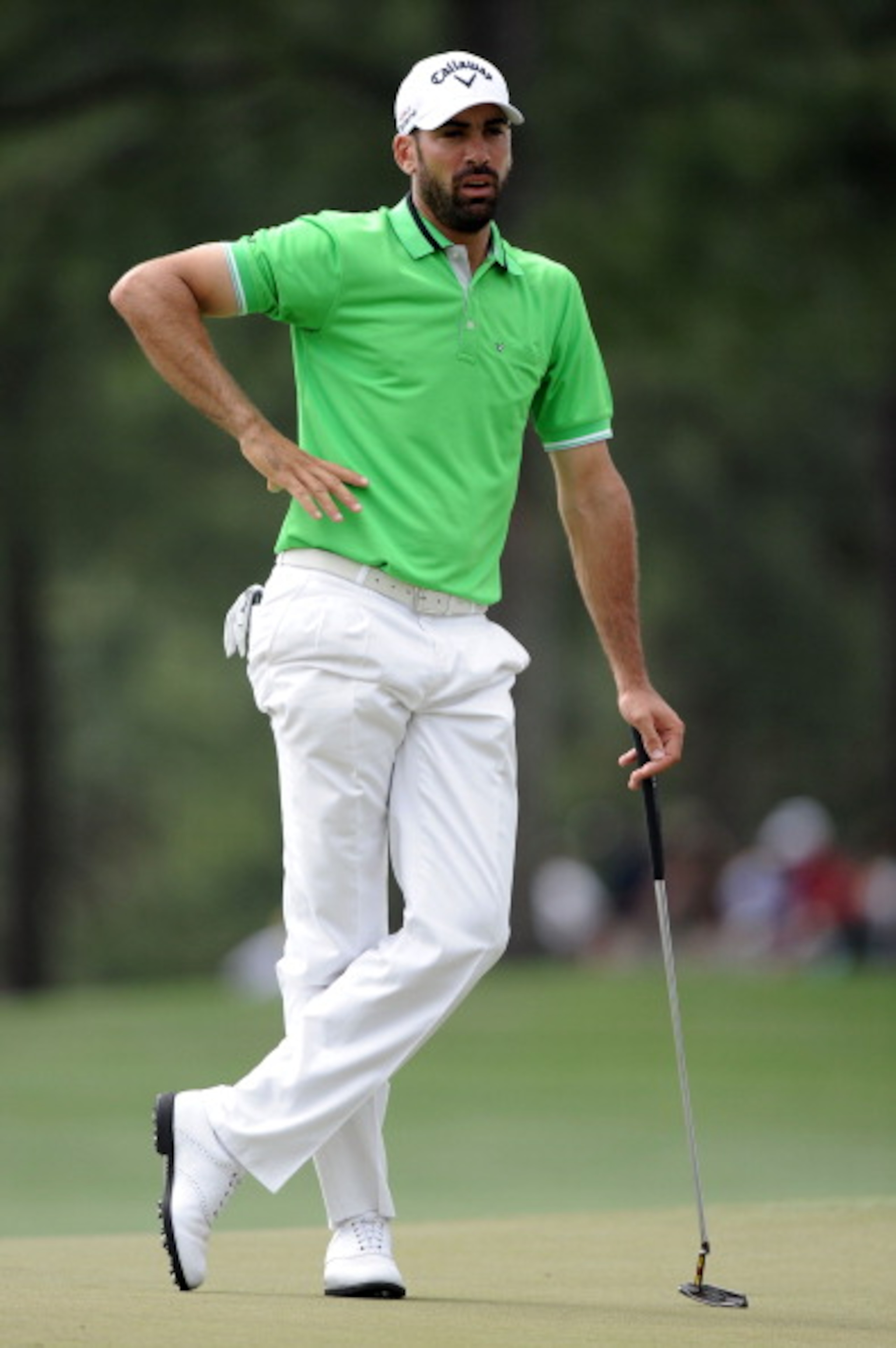 AUGUSTA, GA - APRIL 08: Alvaro Quiros of Spain waits on a green during the second round of the 2011 Masters Tournament at Augusta National Golf Club on April 8, 2011 in Augusta, Georgia. (Photo by Harry How/Getty Images) AUGUSTA, GA - APRIL 08: Alvaro Quiros of Spain waits on a green during the second round of the 2011 Masters Tournament at Augusta National Golf Club on April 8, 2011 in Augusta, Georgia. (Photo by Harry How/Getty Images)