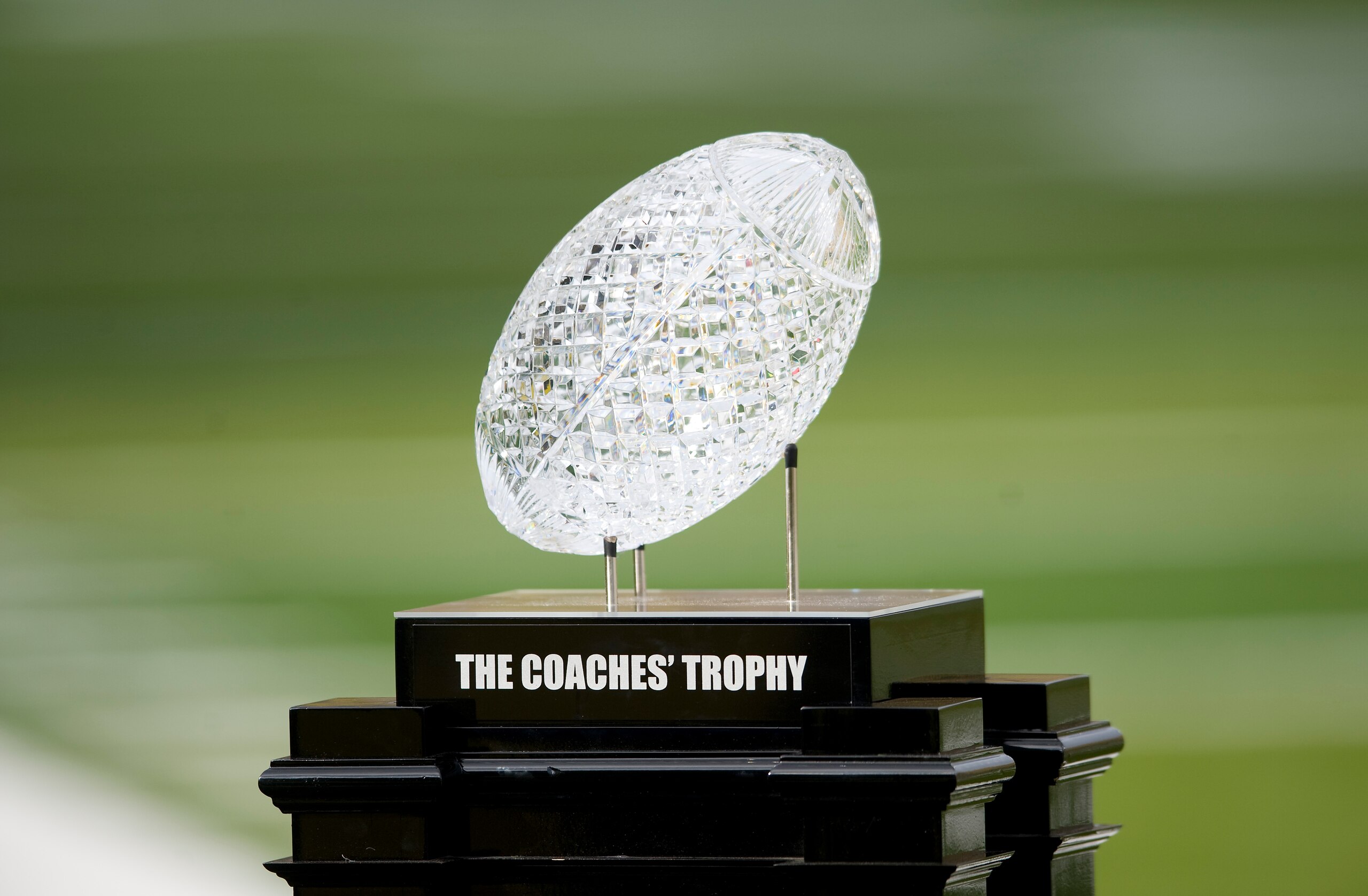 EUGENE, OR - NOVEMBER 06: The AFCA National Championship Trophy is displayed on the the field before the game between the Oregon Ducks and the Washington Huskies at Autzen Stadium on November 6, 2010 in Eugene, Oregon. (Photo by Steve Dykes/Getty Images) EUGENE, OR - NOVEMBER 06: The AFCA National Championship Trophy is displayed on the the field before the game between the Oregon Ducks and the Washington Huskies at Autzen Stadium on November 6, 2010 in Eugene, Oregon. (Photo by Steve Dykes/Getty Images)