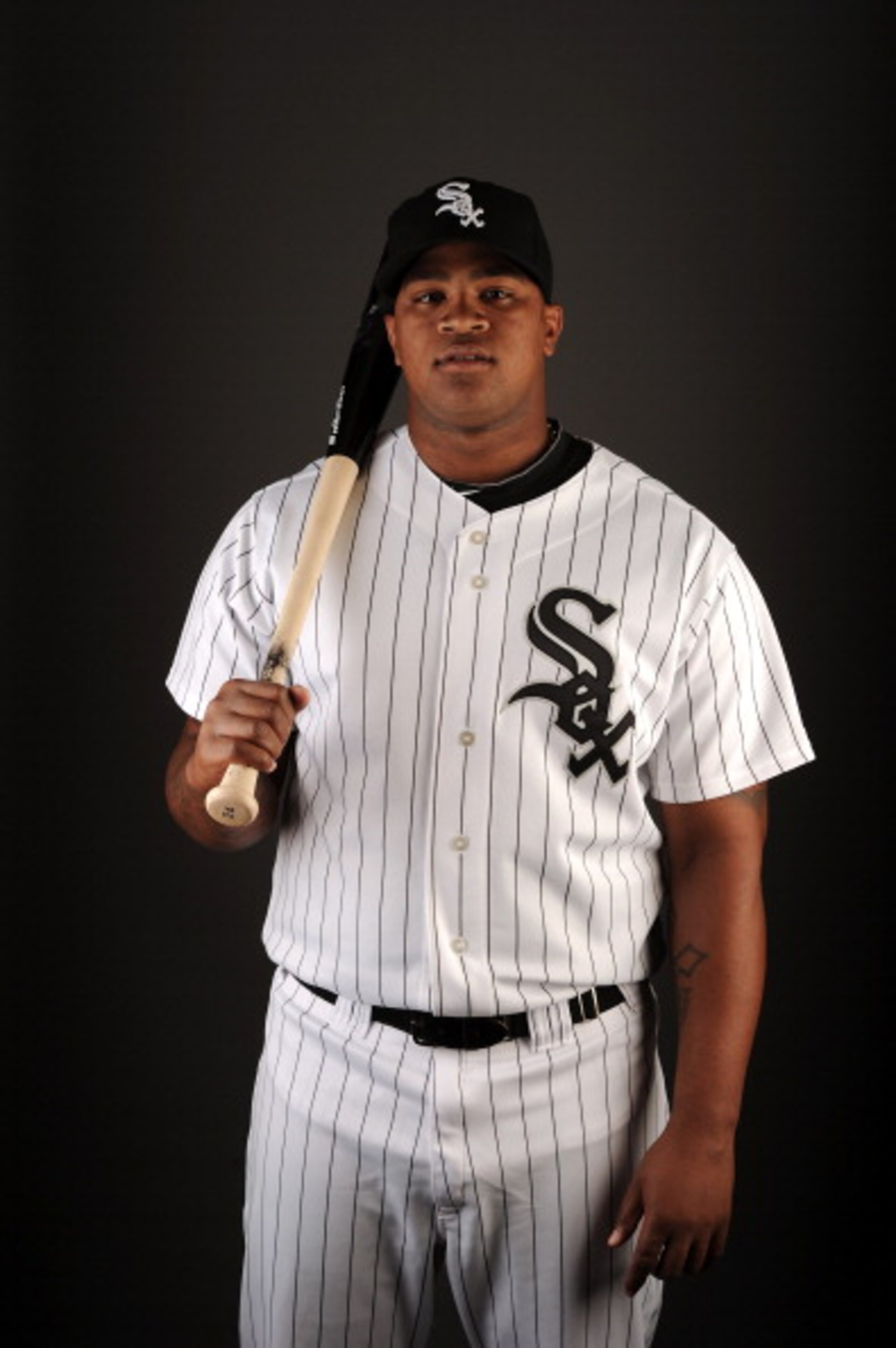 GLENDALE, AZ - FEBRUARY 26:  Dayan Viciedo #24 of the Chicago White Sox poses for a photo on photo day at Camelback Ranch on February 26, 2011 in Glendale, Arizona.  (Photo by Harry How/Getty Images)