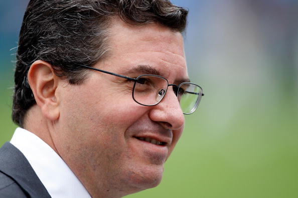CHARLOTTE, NC - OCTOBER 11:  Daniel Snyder, owner of Washington Redskins smiles before their game agaisnt the Carolina Panthers at Bank of America Stadium on October 11, 2009 in Charlotte, North Carolina.  (Photo by Streeter Lecka/Getty Images)