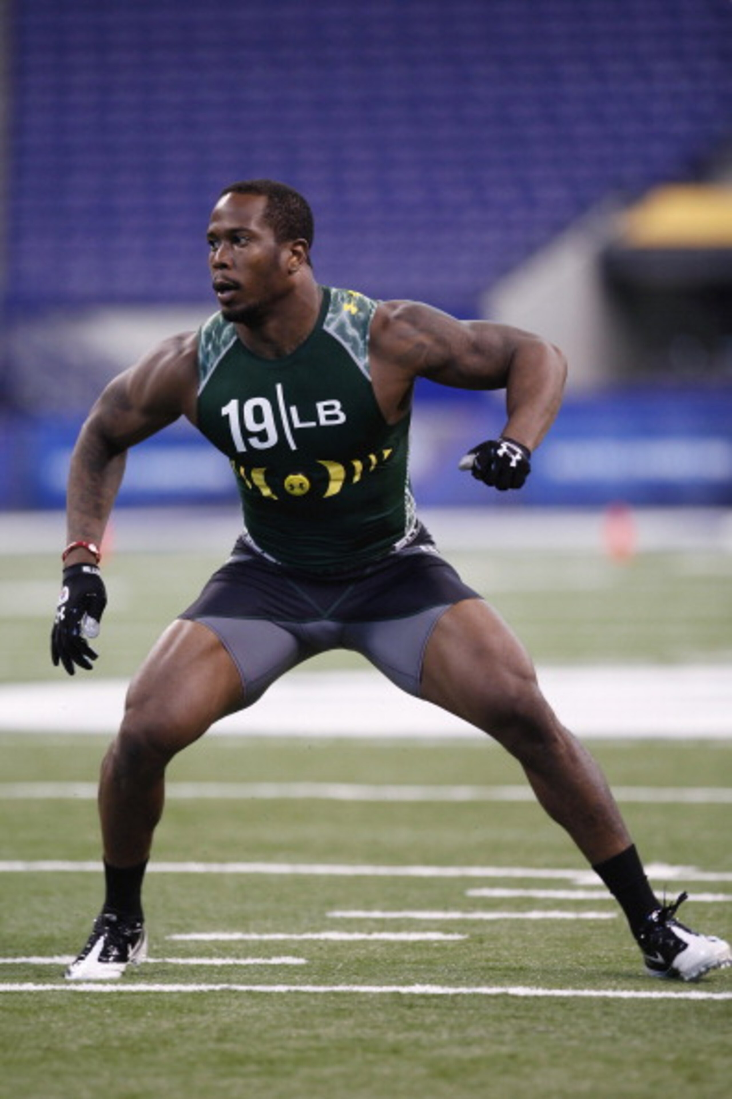 INDIANAPOLIS, IN - FEBRUARY 28: Von Miller of Texas A&M works out during the 2011 NFL Scouting Combine at Lucas Oil Stadium on February 28, 2011 in Indianapolis, Indiana. (Photo by Joe Robbins/Getty Images) INDIANAPOLIS, IN - FEBRUARY 28: Von Miller of Texas A&M works out during the 2011 NFL Scouting Combine at Lucas Oil Stadium on February 28, 2011 in Indianapolis, Indiana. (Photo by Joe Robbins/Getty Images)