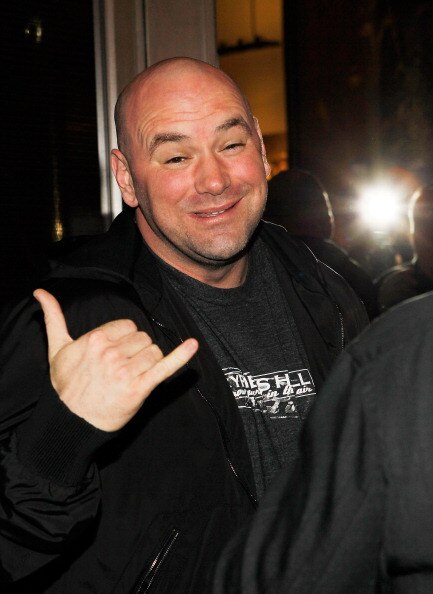 LAS VEGAS - FEBRUARY 15:  UFC President Dana White arrives at UFC, Famous Stars and Straps and New Era's 'The Magic Party' at XS the nightclub on February 15, 2011 in Las Vegas, Nevada.  (Photo by Isaac Brekken/Getty Images)