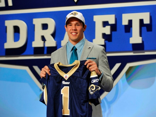Sam Bradford picked first overall in 2010