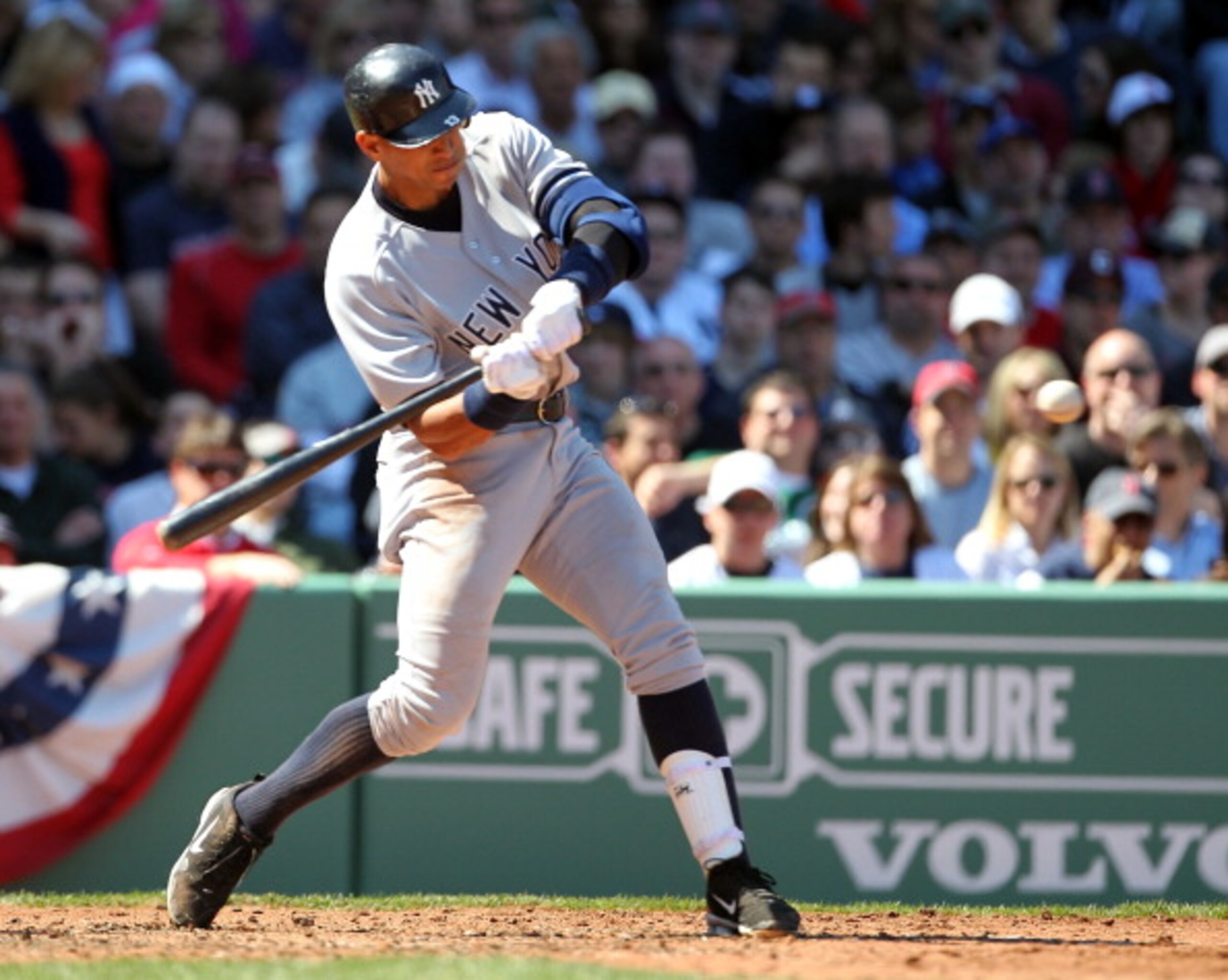 BOSTON, MA - APRIL 9: Alex Rodriguez #13 of the New York Yankees hits a double against the Boston Red Sox in the first inning at Fenway Park April 9, 2011 in Boston, Massachusetts. (Photo by Jim Rogash/Getty Images) BOSTON, MA - APRIL 9: Alex Rodriguez #13 of the New York Yankees hits a double against the Boston Red Sox in the first inning at Fenway Park April 9, 2011 in Boston, Massachusetts. (Photo by Jim Rogash/Getty Images)