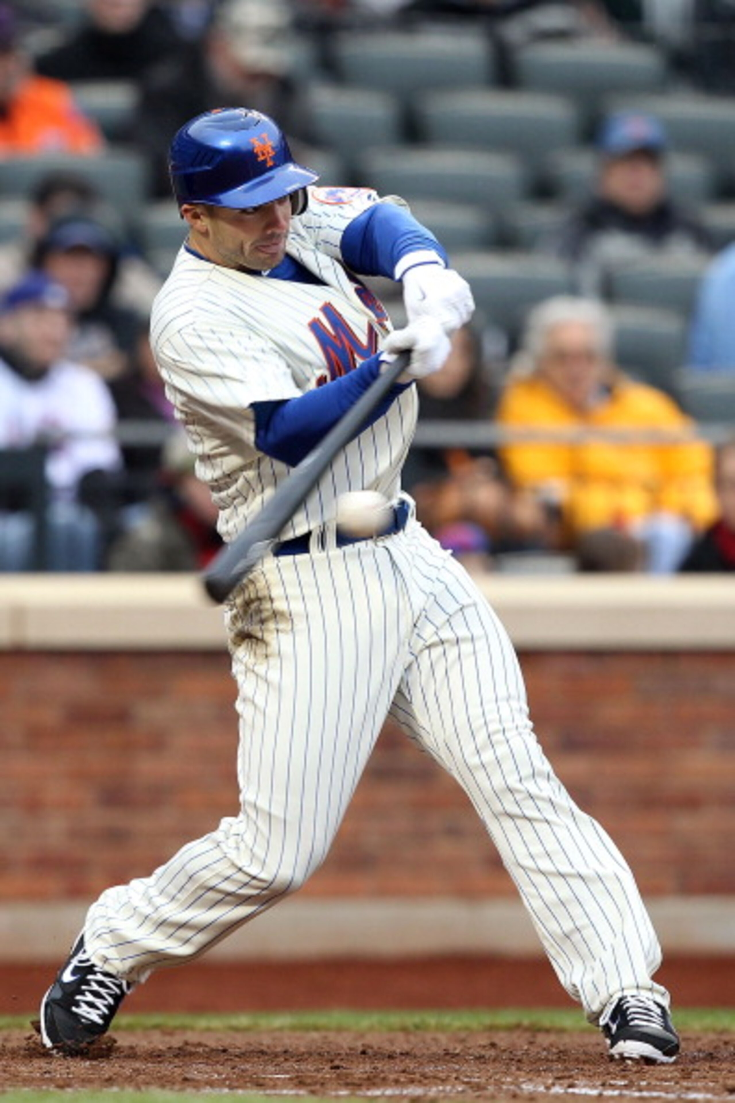 NEW YORK, NY - APRIL 08: David Wright #5 of the New York Mets hits a double in the bottom of the fourth inning against the Washington Nationals during the Mets' Home Opener at Citi Field on April 8, 2011 in the Flushing neighborhood of Queens in New York NEW YORK, NY - APRIL 08: David Wright #5 of the New York Mets hits a double in the bottom of the fourth inning against the Washington Nationals during the Mets' Home Opener at Citi Field on April 8, 2011 in the Flushing neighborhood of Queens in New York
