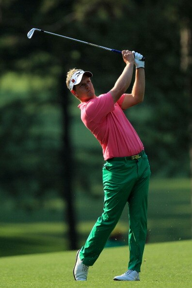 AUGUSTA, GA - APRIL 09:  Luke Donald of England hits a shot from the fairway on the 17th hole during the third round of the 2011 Masters Tournament at Augusta National Golf Club on April 9, 2011 in Augusta, Georgia.  (Photo by David Cannon/Getty Images)