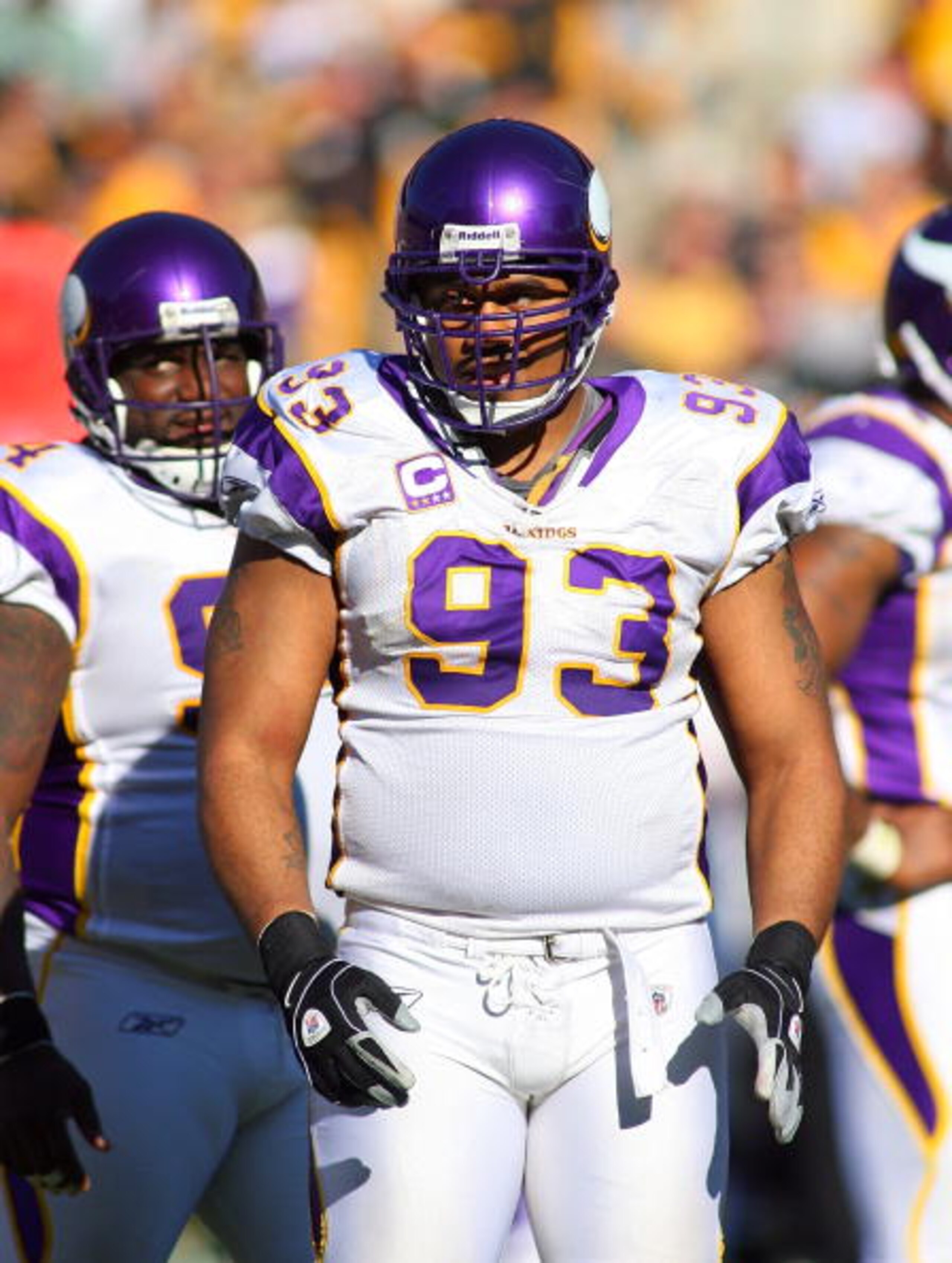 PITTSBURGH - OCTOBER 25: Kevin Williams #93 of the Minnesota Vikings looks on during the NFL game against the Pittsburgh Steelers at Heinz Field on October 25, 2009 in Pittsburgh, Pennsylvania. The Steelers defeated the Vikings 27-17. (Photo by Rick Stew PITTSBURGH - OCTOBER 25: Kevin Williams #93 of the Minnesota Vikings looks on during the NFL game against the Pittsburgh Steelers at Heinz Field on October 25, 2009 in Pittsburgh, Pennsylvania. The Steelers defeated the Vikings 27-17. (Photo by Rick Stew