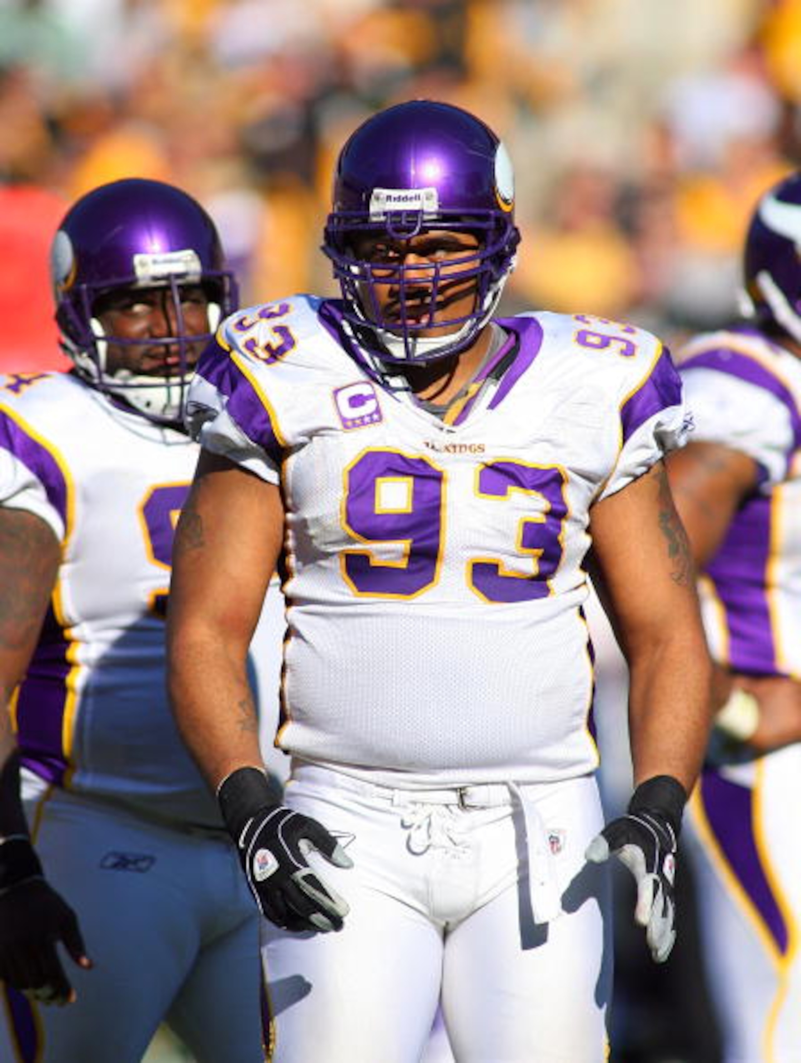 PITTSBURGH - OCTOBER 25: Kevin Williams #93 of the Minnesota Vikings looks on during the NFL game against the Pittsburgh Steelers at Heinz Field on October 25, 2009 in Pittsburgh, Pennsylvania. The Steelers defeated the Vikings 27-17. (Photo by Rick Stew PITTSBURGH - OCTOBER 25: Kevin Williams #93 of the Minnesota Vikings looks on during the NFL game against the Pittsburgh Steelers at Heinz Field on October 25, 2009 in Pittsburgh, Pennsylvania. The Steelers defeated the Vikings 27-17. (Photo by Rick Stew