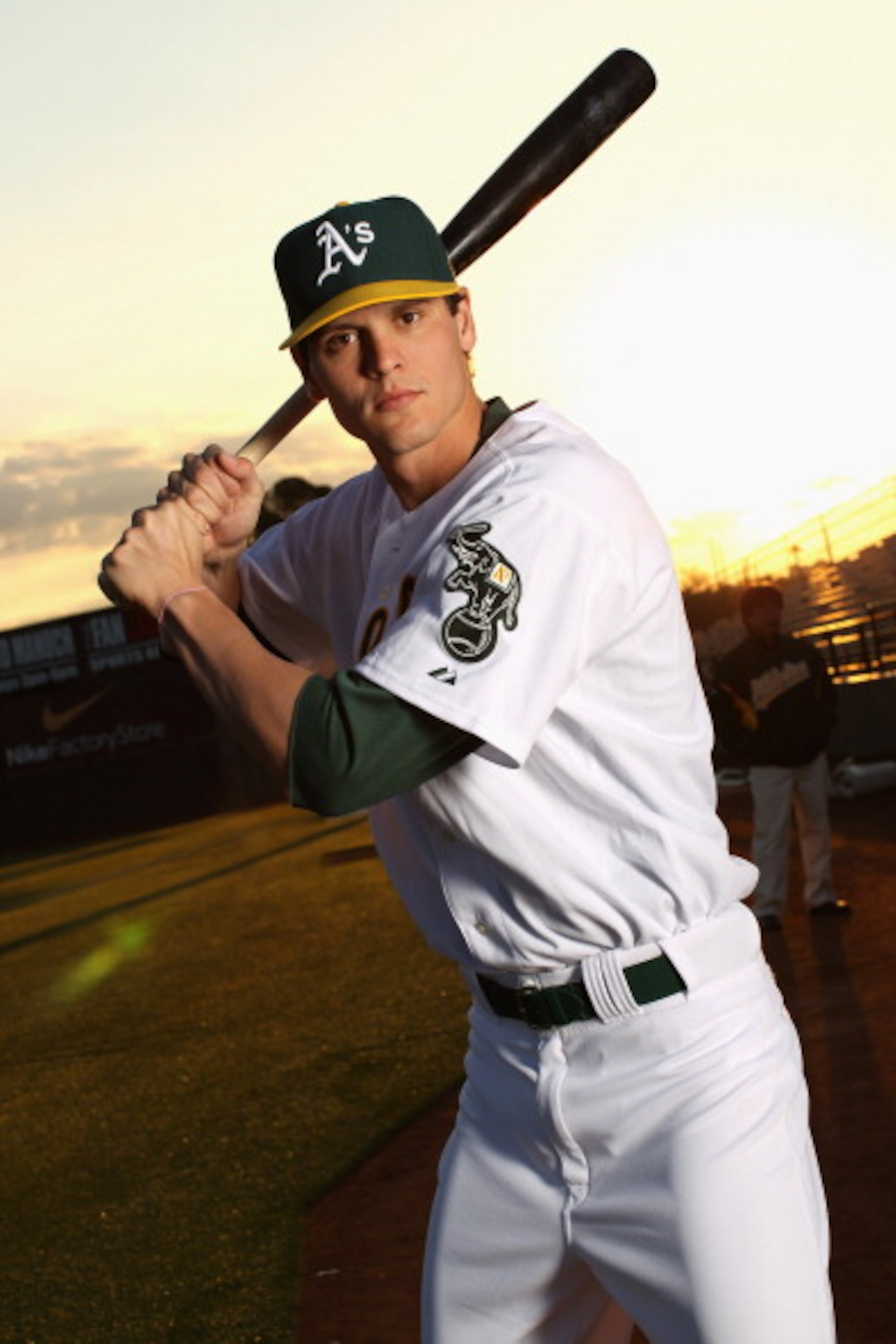 PHOENIX, AZ - FEBRUARY 24:  Grant Green #52 of the Oakland Athletics poses for a portrait during media photo day at Phoenix Municipal Stadium on February 24, 2011 in Phoenix, Arizona.  (Photo by Ezra Shaw/Getty Images)