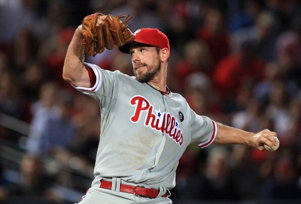 ATLANTA, GA - APRIL 08:  Cliff Lee #33 of the Philadephia Phillies throws a pitch against the Atlanta Braves during their opening day game at Turner Field on April 8, 2011 in Atlanta, Georgia.  (Photo by Streeter Lecka/Getty Images)