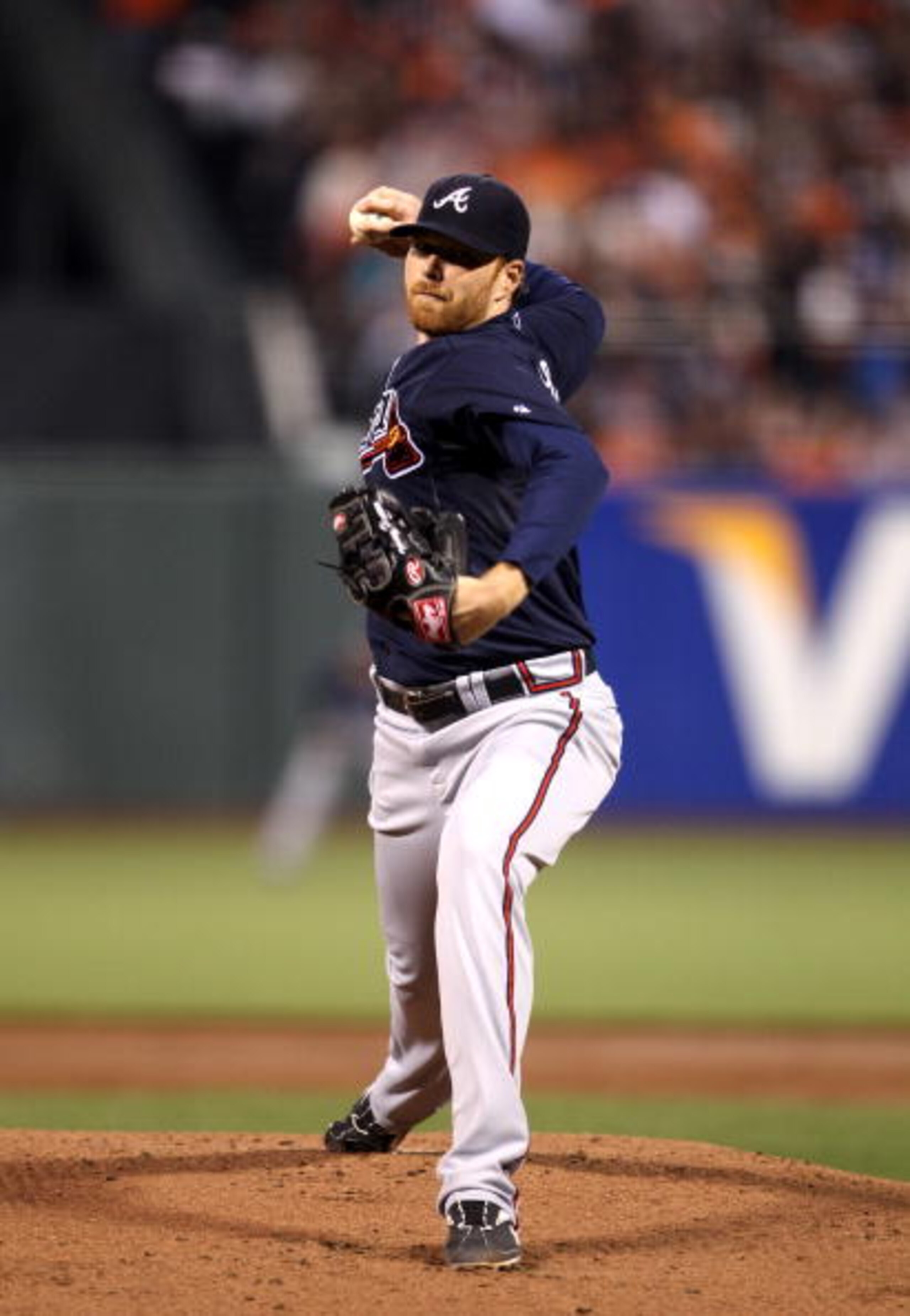 SAN FRANCISCO - OCTOBER 08: Tommy Hanson #48 of the Atlanta Braves pitches against the San Francisco Giants during game 2 of the NLDS at AT&T Park on October 8, 2010 in San Francisco, California. (Photo by Ezra Shaw/Getty Images) SAN FRANCISCO - OCTOBER 08: Tommy Hanson #48 of the Atlanta Braves pitches against the San Francisco Giants during game 2 of the NLDS at AT&T Park on October 8, 2010 in San Francisco, California. (Photo by Ezra Shaw/Getty Images)
