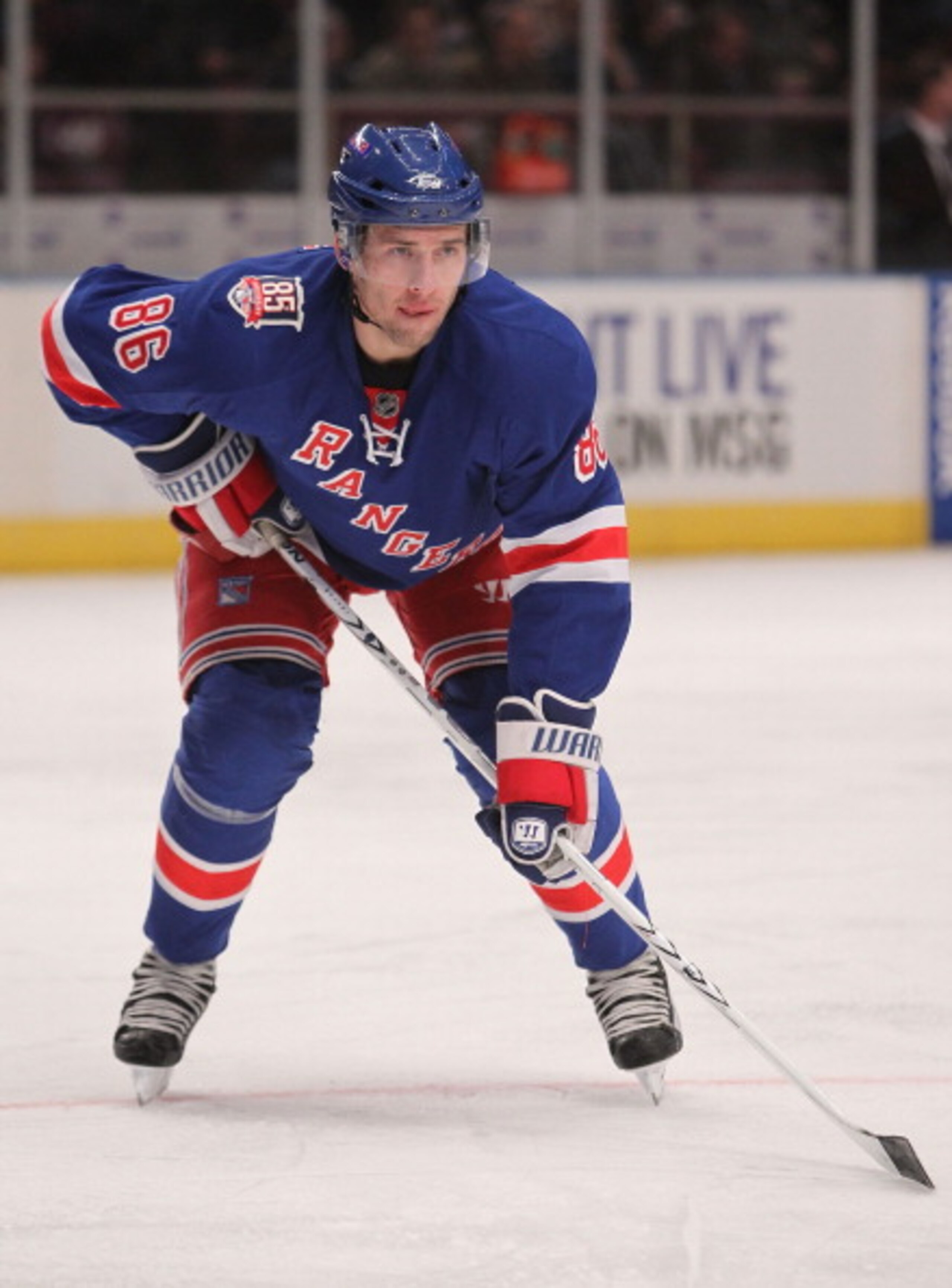 NEW YORK, NY - MARCH 01:  Wojtek Wolski #86 of the New York Rangers against the Buffalo Sabres at Madison Square Garden on March 1, 2011 in New York City.  (Photo by Nick Laham/Getty Images)