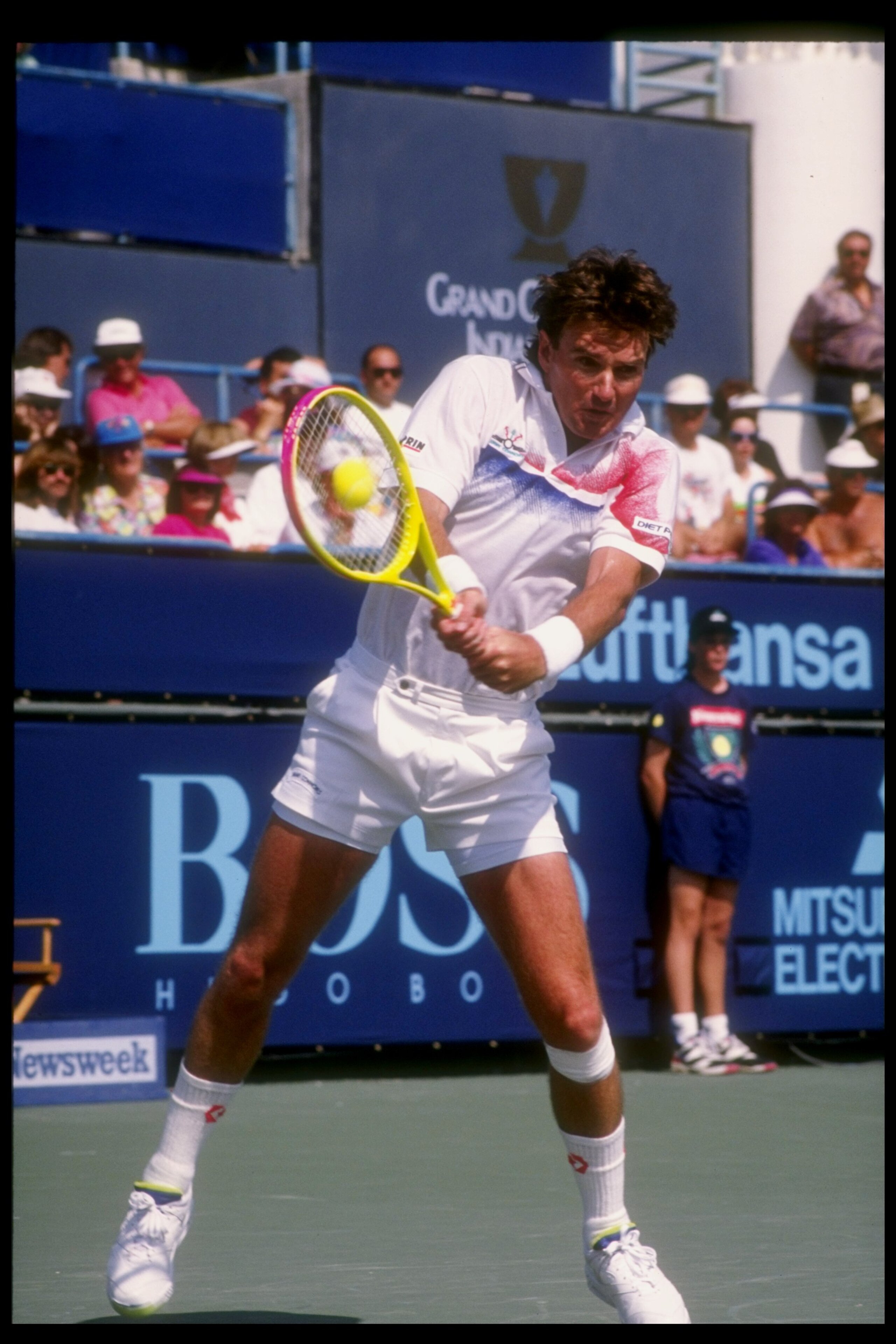 4 Mar 1992:  Jimmy Connors in action during the Newsweek Champions Cup tournament. Mandatory Credit: Ken Levine  /Allsport