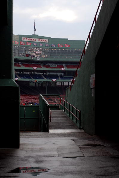 BOSTON - OCTOBER 16:  Fenway Park is seen before game five of the American League Championship Series bewtween the Boston Red Sox and the Tampa Bay Rays during the 2008 MLB playoffs at on October 16, 2008 in Boston, Massachusetts.  (Photo by Michael Heima
