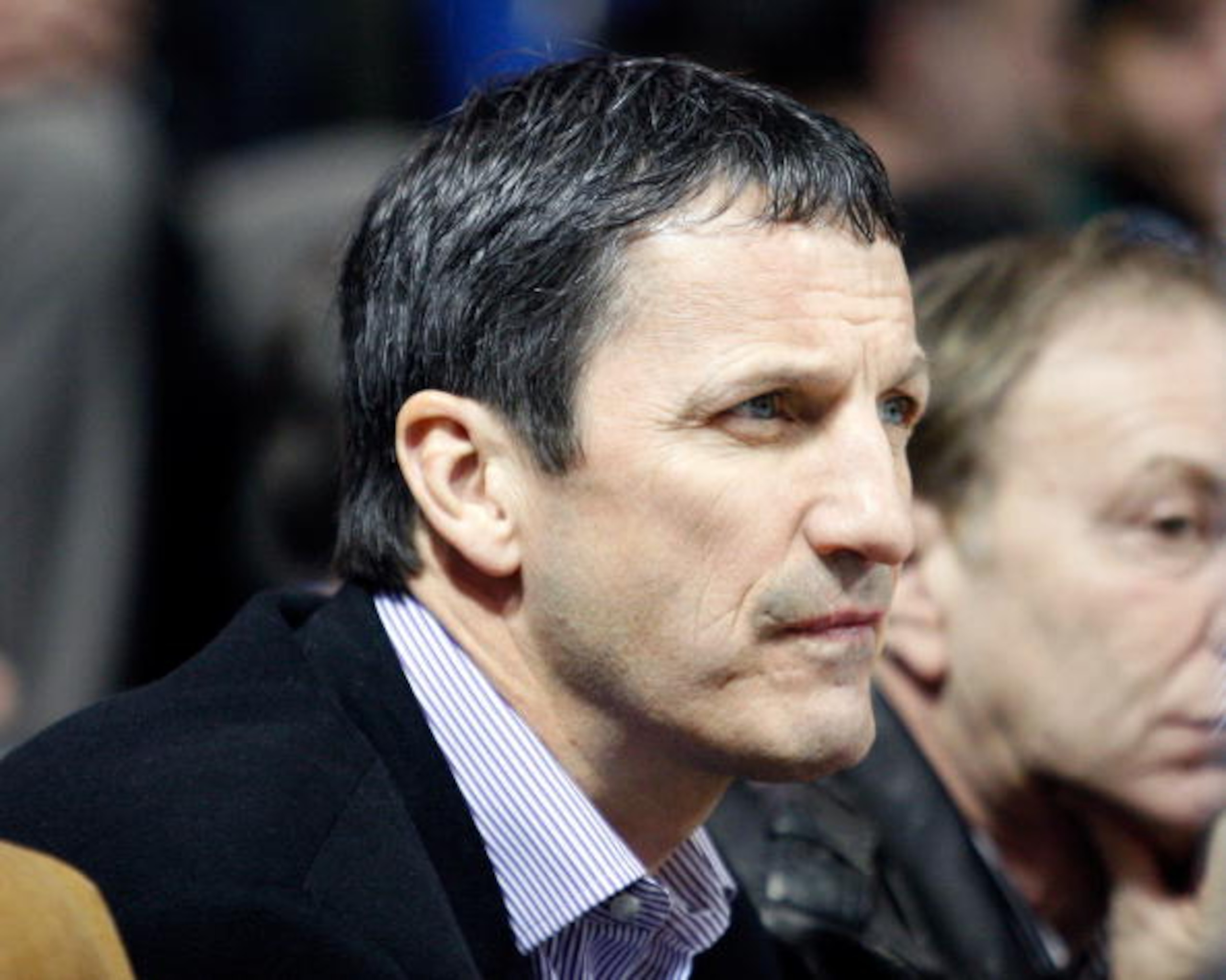 MONTREAL- JANUARY 14:  Former Dallas Stars and Montreal Canadiens player Guy Carbonneau watches the NHL game between the Dallas Stars and Montreal Canadiens on January 14, 2010 at the Bell Centre in Montreal, Quebec, Canada.  The Canadiens defeated the St