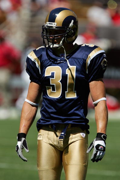PHOENIX - SEPTEMBER 18:  Safety Adam Archuleta #31 of the St. Louis Rams stands on the field during warm-ups prior to a game against the Arizona Cardinals at Sun Devil Stadium on September 18, 2005 in Phoenix, Arizona.  The Rams won 17-12.  (Photo by Robe