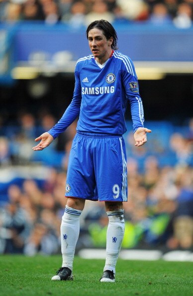 LONDON, ENGLAND - MARCH 20:  Fernando Torres of Chelsea gestures during the Barclays Premier League match between Chelsea and Manchester City at Stamford Bridge on March 20, 2011 in London, England.  (Photo by Michael Regan/Getty Images)