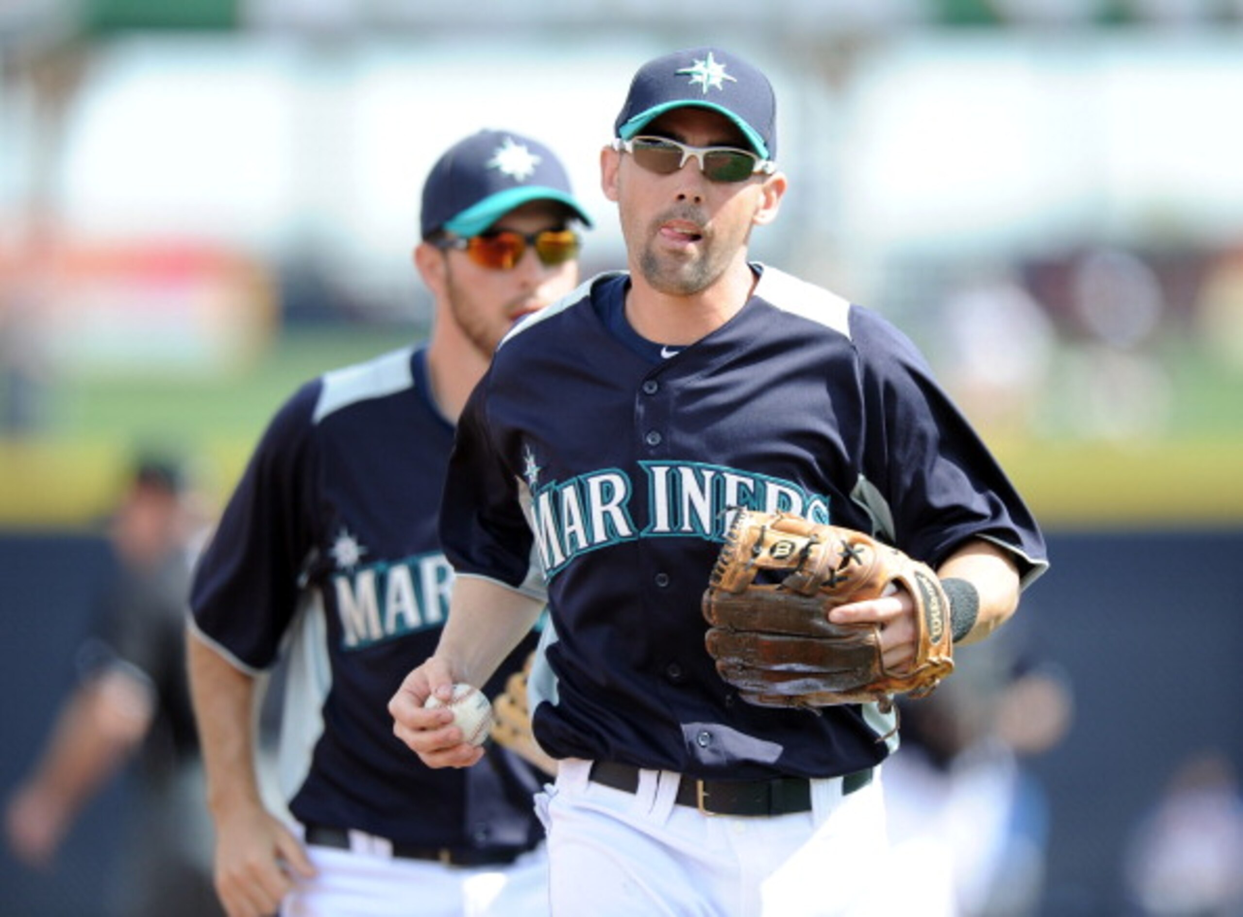 PEORIA, AZ - MARCH 01: Jack Wilson #2 of the Seattle Mariners heads off the field after an out against the Texas Rangers during spring training at Peoria Stadium on March 1, 2011 in Peoria, Arizona. (Photo by Harry How/Getty Images) PEORIA, AZ - MARCH 01: Jack Wilson #2 of the Seattle Mariners heads off the field after an out against the Texas Rangers during spring training at Peoria Stadium on March 1, 2011 in Peoria, Arizona. (Photo by Harry How/Getty Images)