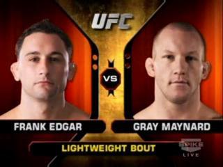 UFC Lightweight Champion Frankie Edgar vs. Gray Maynard