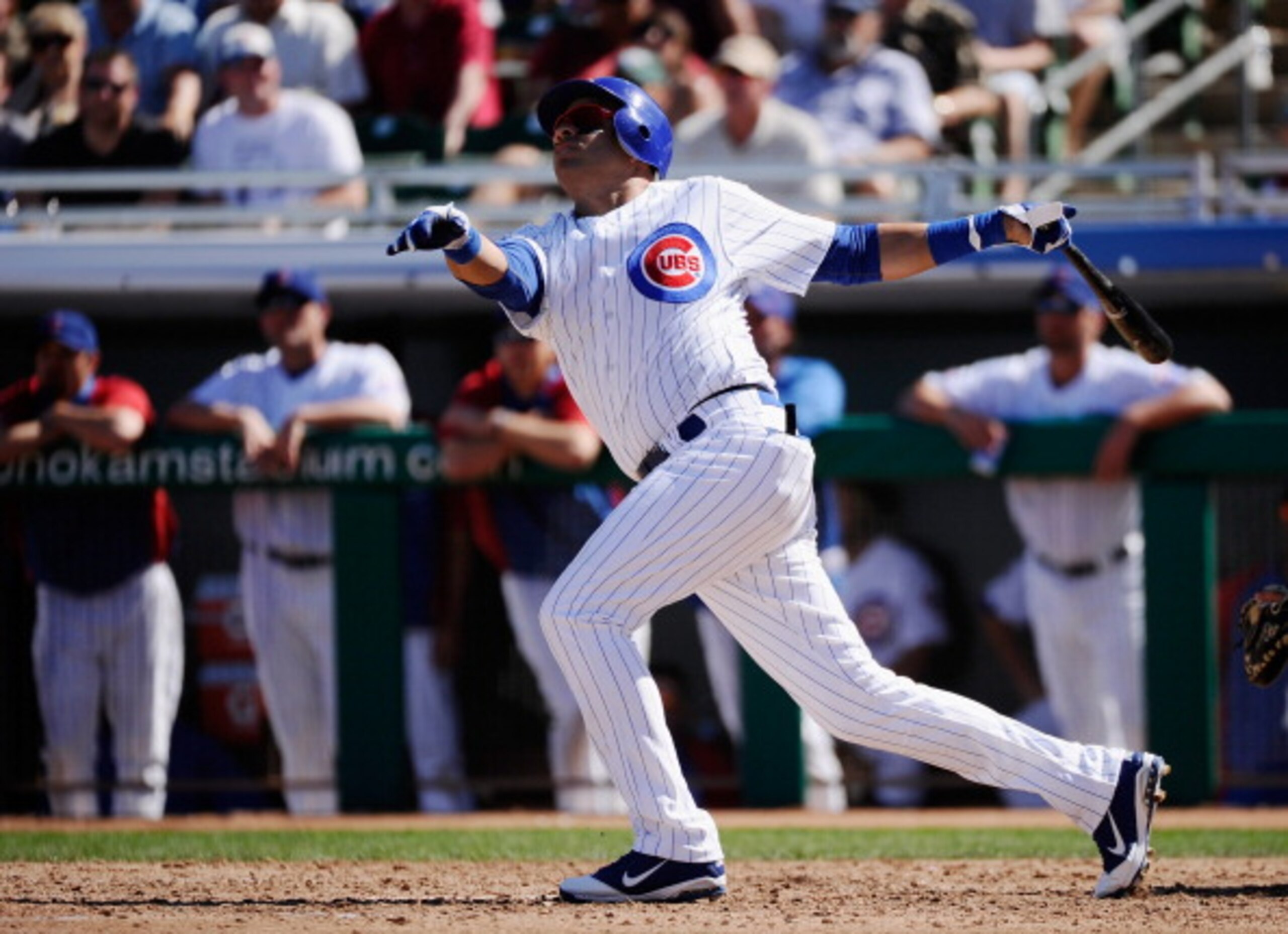 MESA, AZ - MARCH 09: Aramis Ramirez #16 of the Chicago Cubs swings at a pitch against the Kansas City Royals during the spring training baseball game at HoHoKam Stadium on March 9, 2011 in Mesa, Arizona. (Photo by Kevork Djansezian/Getty Images) MESA, AZ - MARCH 09: Aramis Ramirez #16 of the Chicago Cubs swings at a pitch against the Kansas City Royals during the spring training baseball game at HoHoKam Stadium on March 9, 2011 in Mesa, Arizona. (Photo by Kevork Djansezian/Getty Images)
