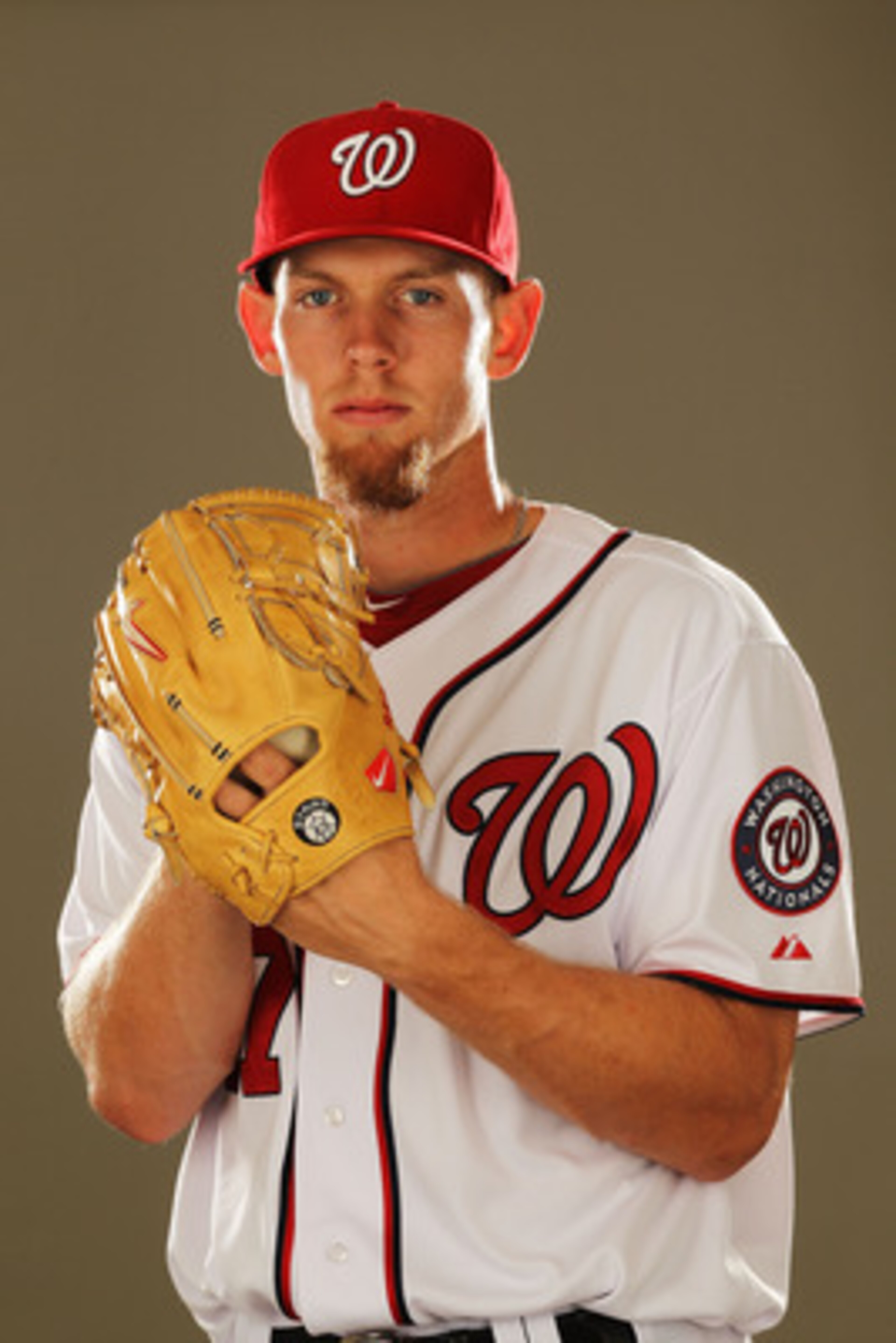 VIERA, FL - FEBRUARY 25:  Stephen Strasburg #37 of the Washington Nationals poses for a portrait during Spring Training Photo Day at Space Coast Stadium on February 25, 2011 in Viera, Florida.  (Photo by Al Bello/Getty Images)