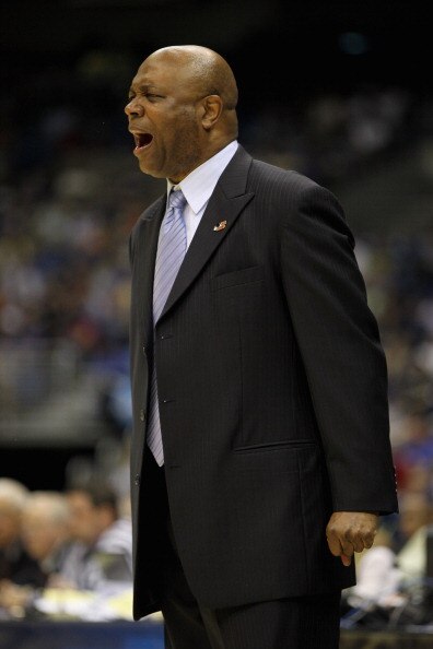 SAN ANTONIO, TX - MARCH 25:  Head coach Leonard Hamilton of the Florida State Seminoles reacts during the southwest regional of the 2011 NCAA men's basketball tournament at the Alamodome on March 25, 2011 in San Antonio, Texas. Virginia Commonwealth defea