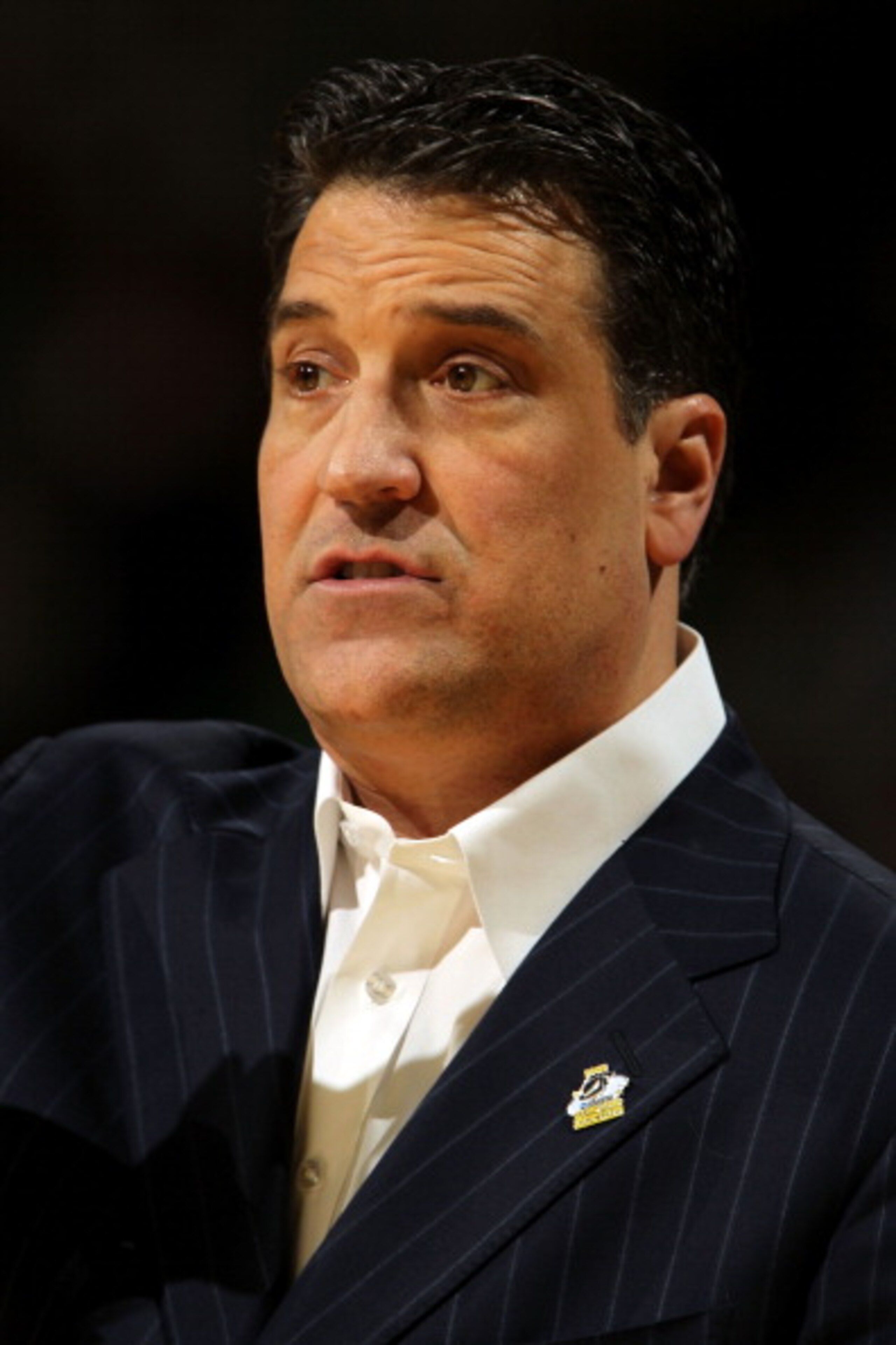 DENVER, CO - MARCH 17:  Head coach Steve Lavin of the St. John's Red Storm looks on from the bench against the Gonzaga Bulldogs during the second round of the 2011 NCAA men's basketball tournament at Pepsi Center on March 17, 2011 in Denver, Colorado.  (P