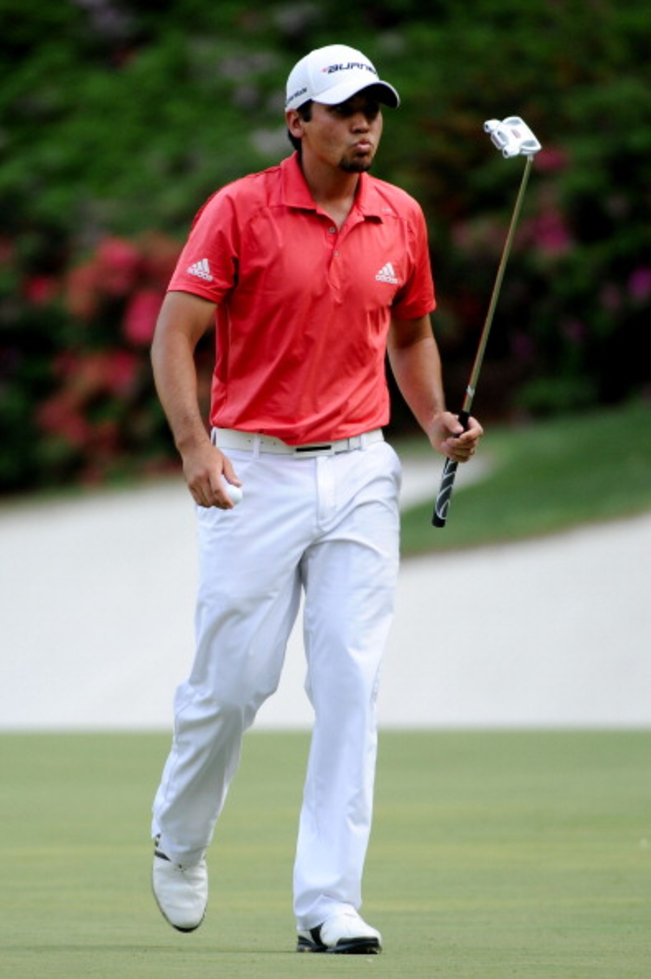 AUGUSTA, GA - APRIL 10:  Jason Day of Australia walks off the 13th green during the final round of the 2011 Masters Tournament at Augusta National Golf Club on April 10, 2011 in Augusta, Georgia.  (Photo by Harry How/Getty Images)